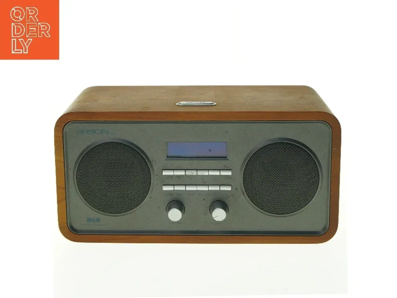 Billede 1 - DAB radio med træfinish fra aR9ON (str. 27 x 12 cm)