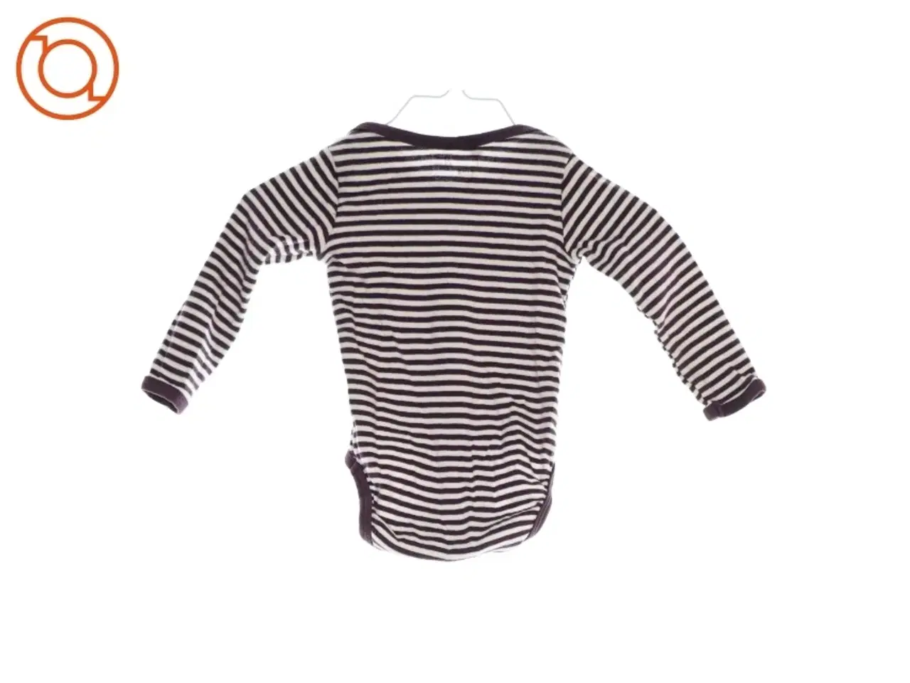 Billede 2 - Hvid/lilla langærmet bodystocking fra Mads og Mette (Str. 68)