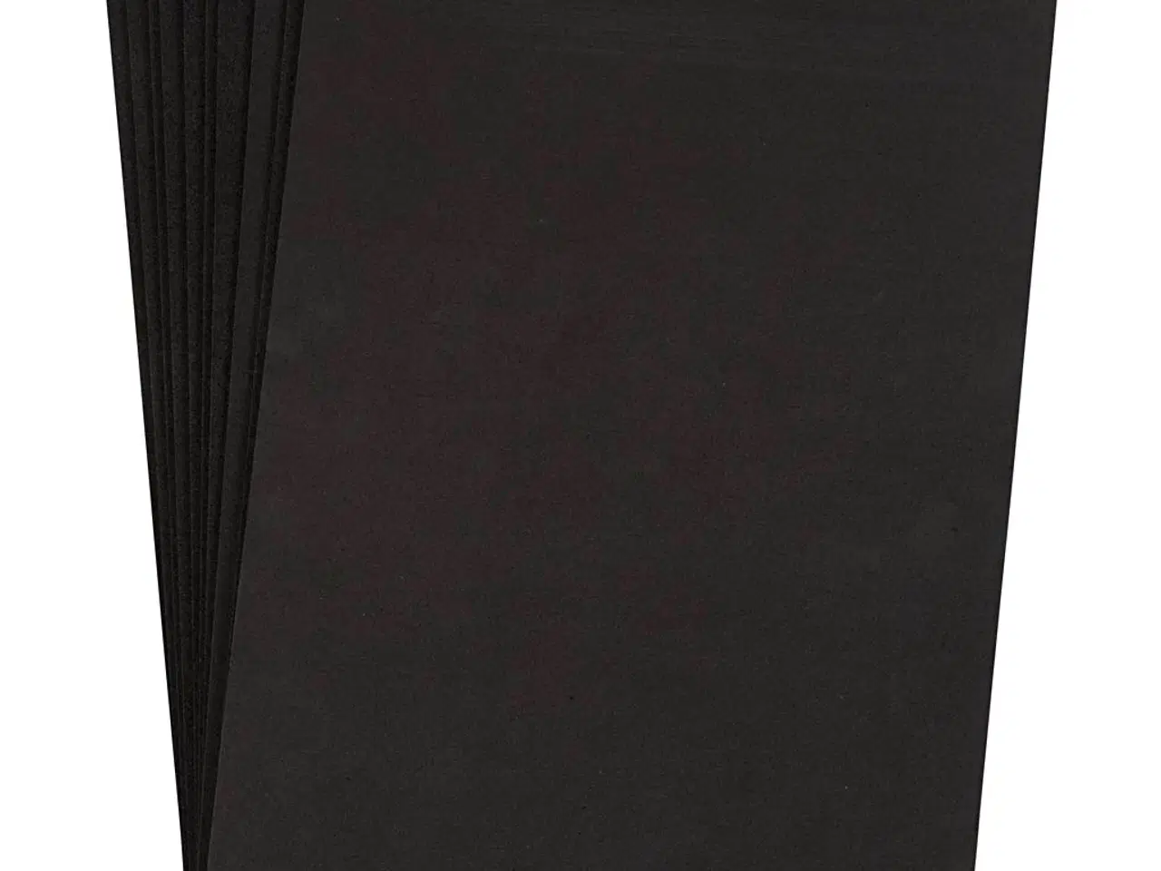 Billede 1 - Mosgummi, A4, ark 210x297 mm, tykkelse 2 mm, sort, 10ark/ 1 pk.
