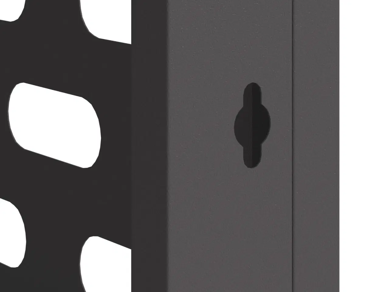 Billede 10 - Air Conditioner Cover Sort 90 x 40 x 60 cm Stål