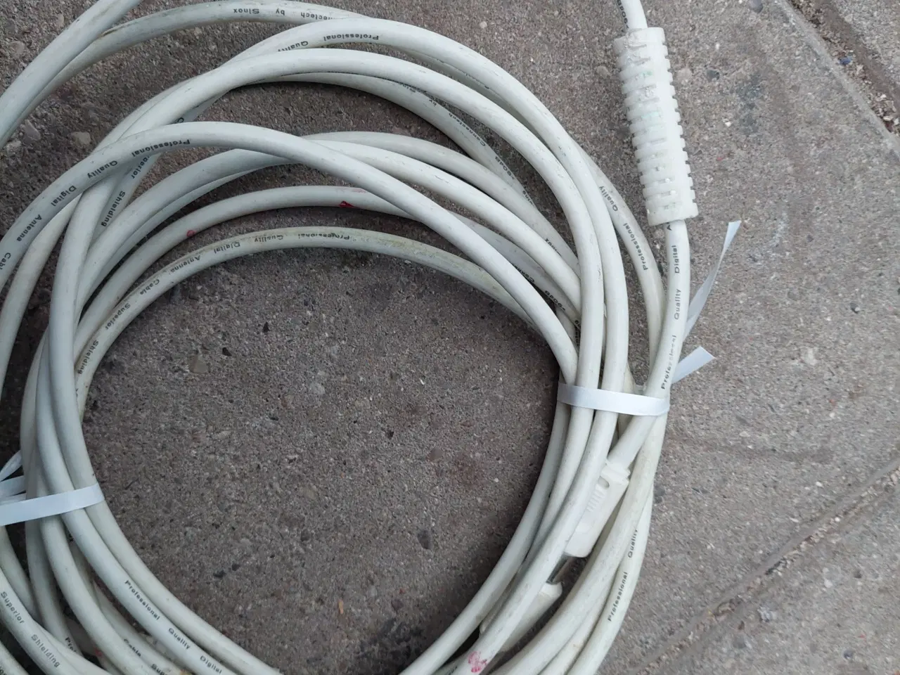 Billede 8 - Antennekabel, hvid - forskellige