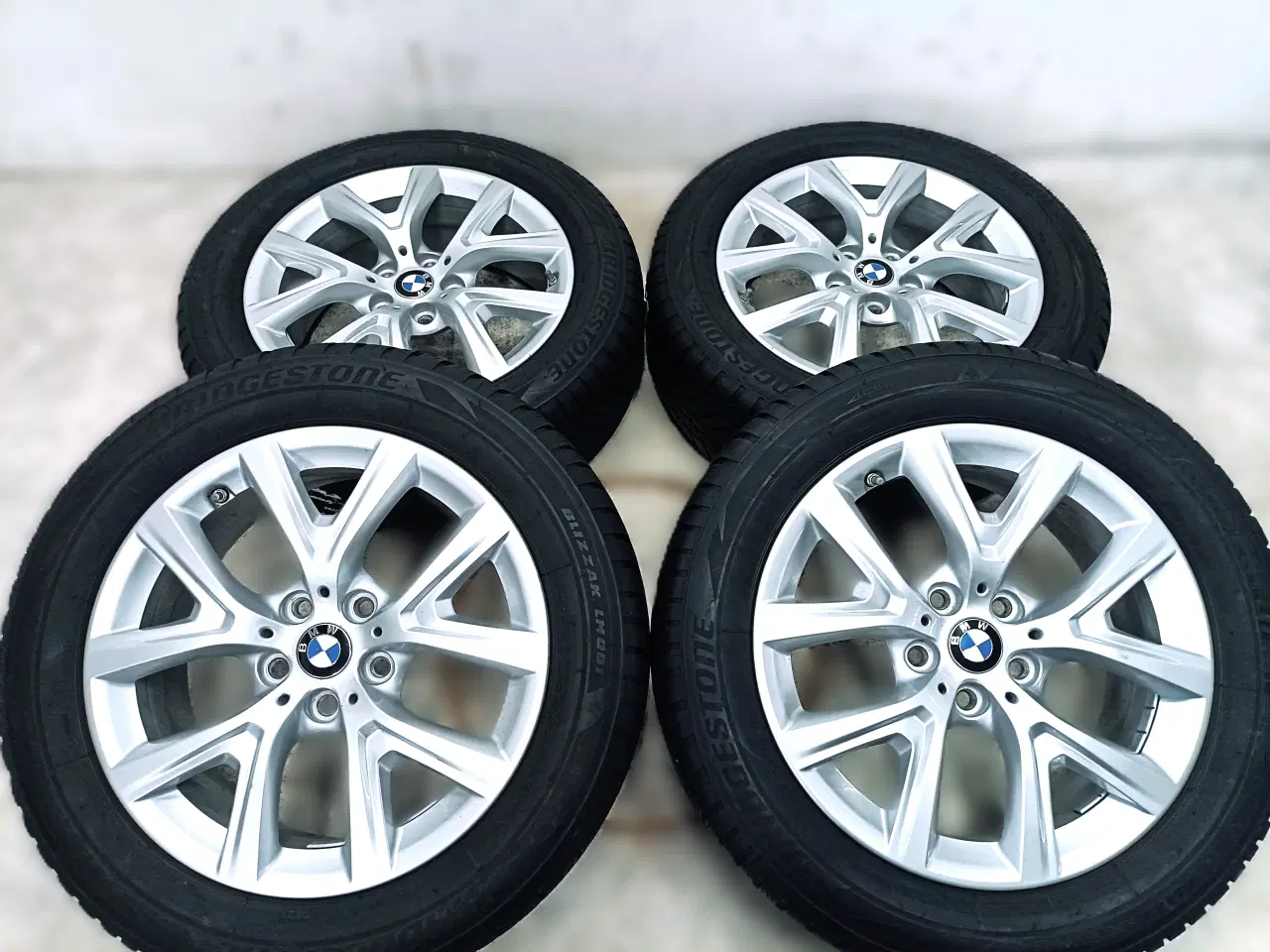 Billede 3 - 5x112 17" ET39 nav 66,6ø BMW vintersæt inkl.TPMS -