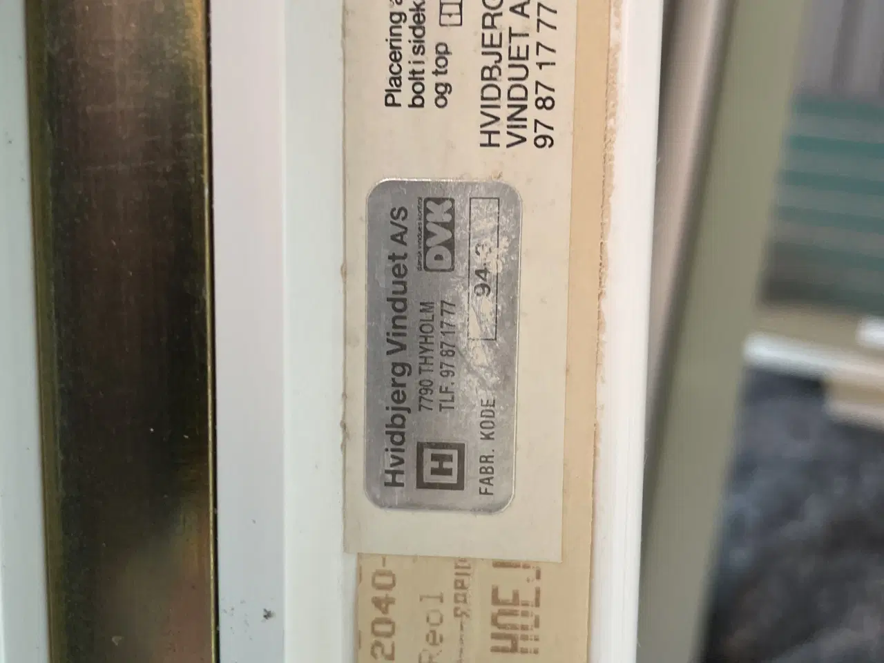 Billede 6 - Flot pvc sprossevindue med termoglas