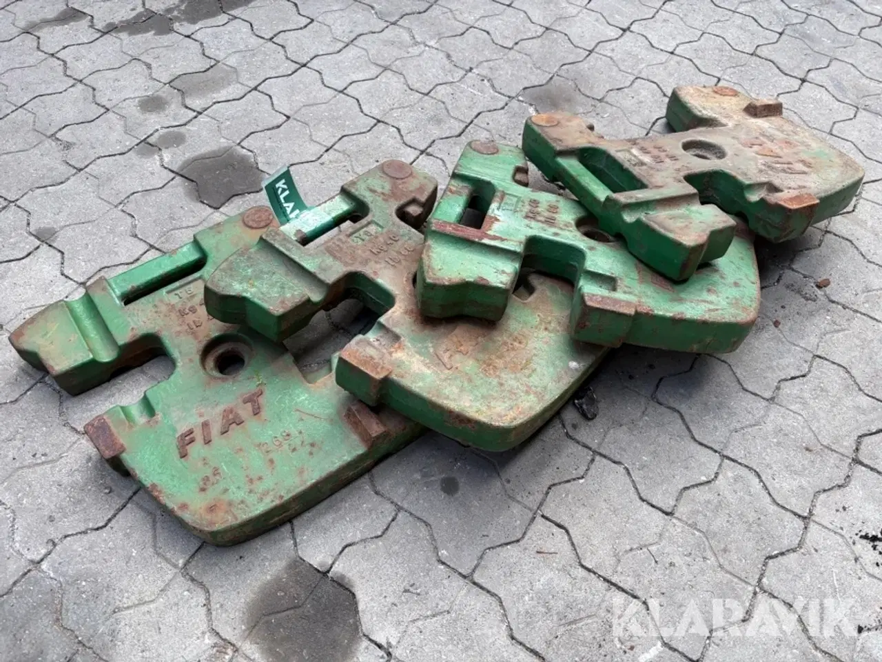 Billede 2 - Frontvægte Fiat T5 4 styk
