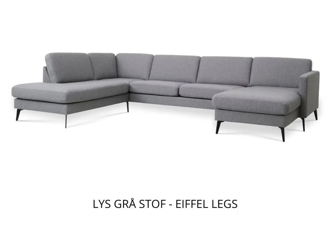 Billede 20 - Ny u-sofa stof eller læder. 