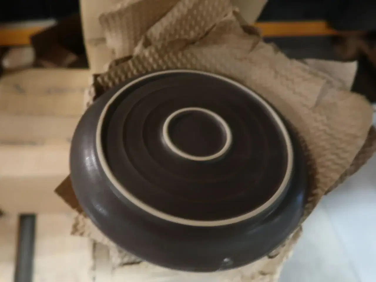 Billede 3 - 12 stk. Tallerken stentøj oliven 220 mm Rustik