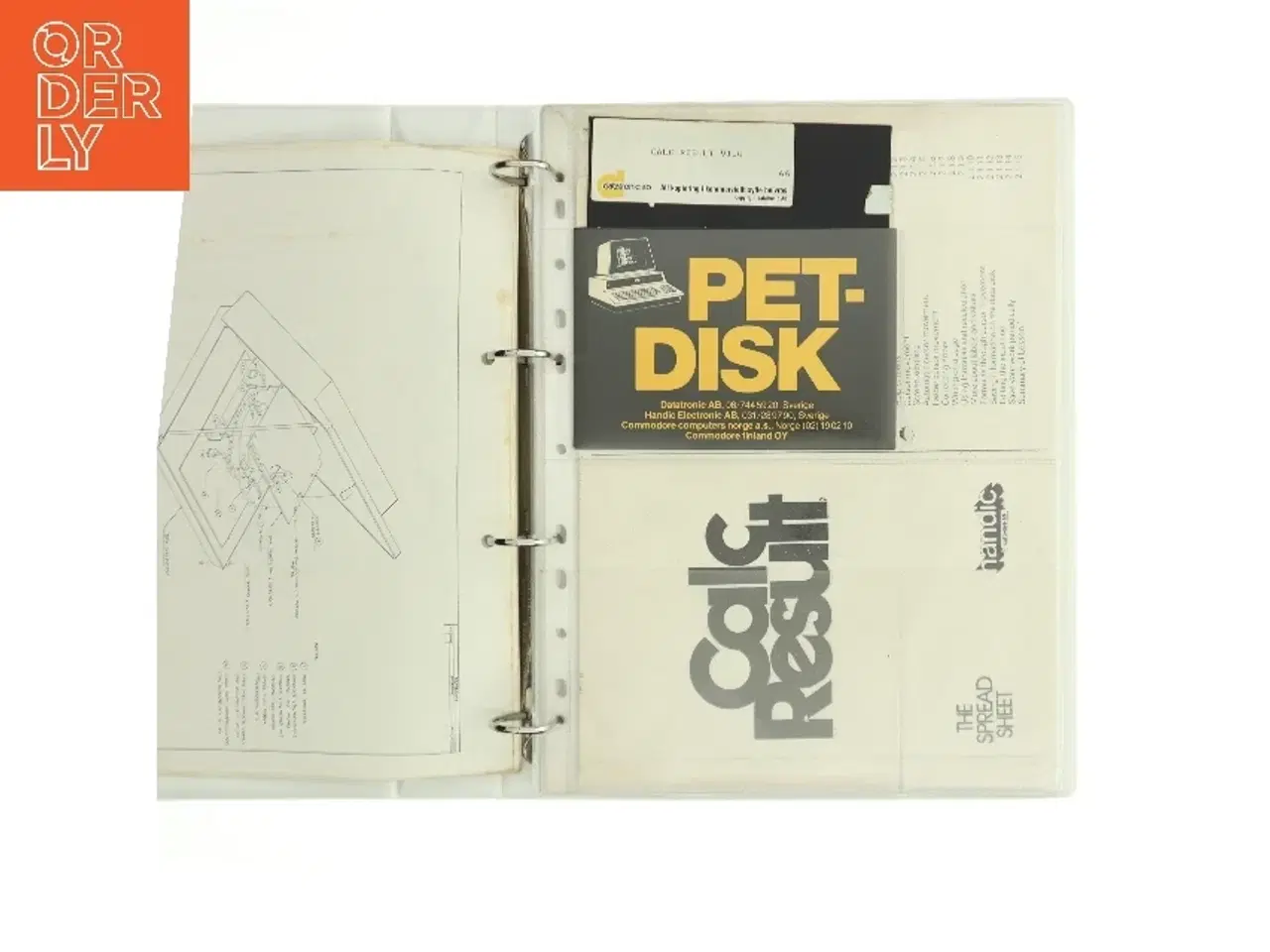 Billede 1 - Commodore PET 8032/8096 – monteringsvejledning til 64 K RAM udvidelseskit + Calc Result-regneark (1981) – vintage samlerobjekt