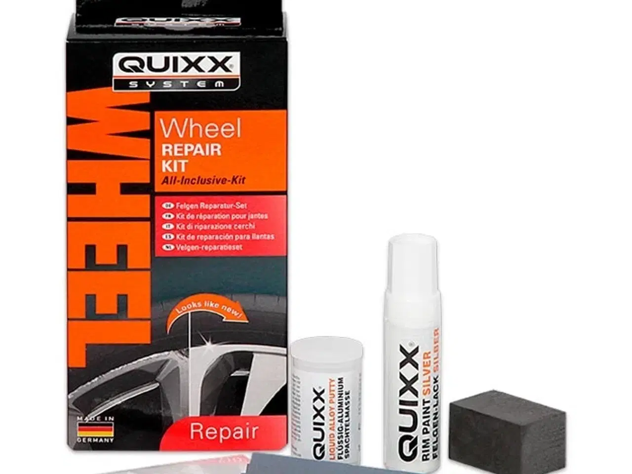 Billede 1 - Quixx fælgreparationssæt, sølv
