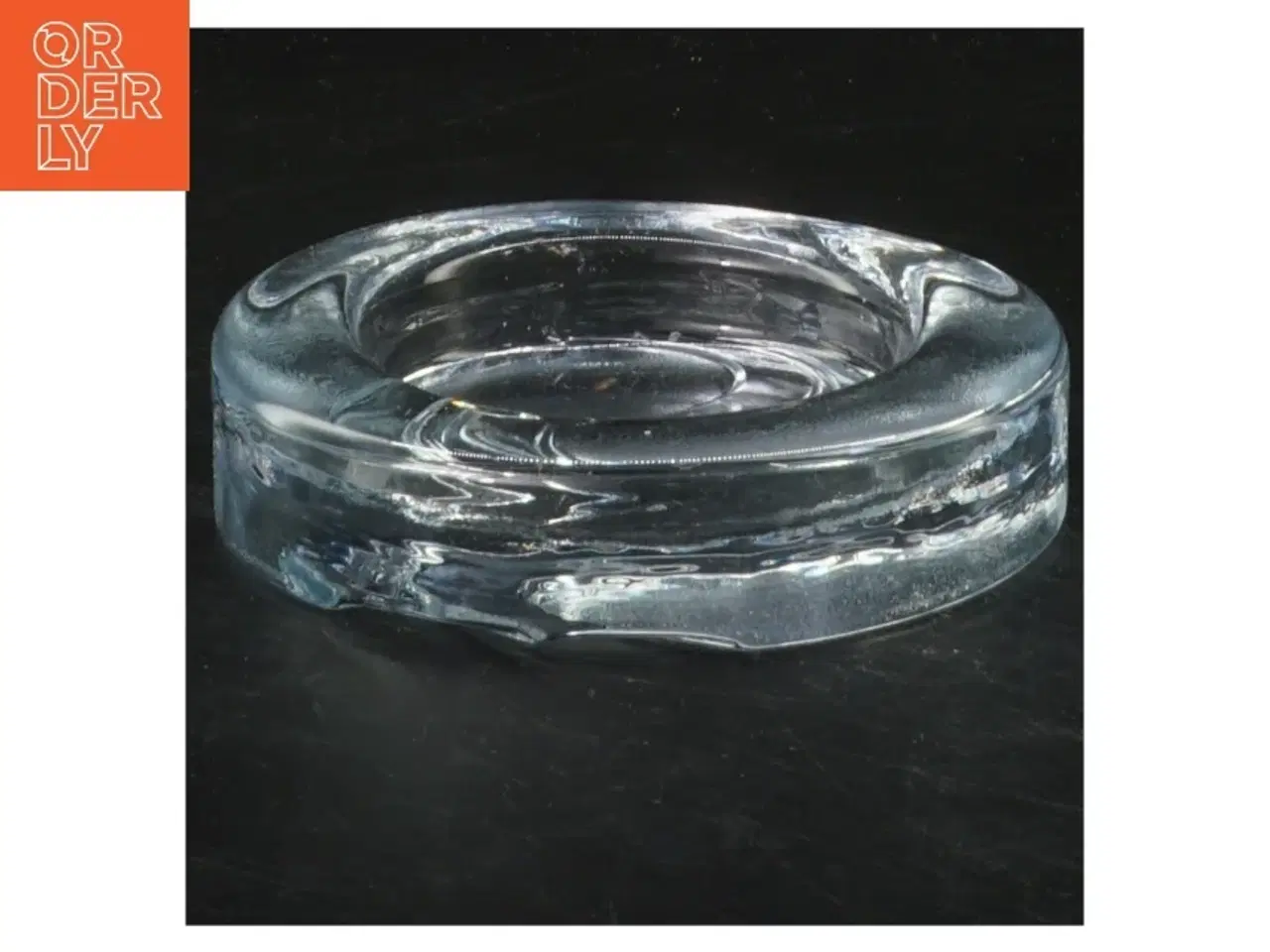 Billede 1 - Glas askebæger (str. Ø 9,5x2 cm)