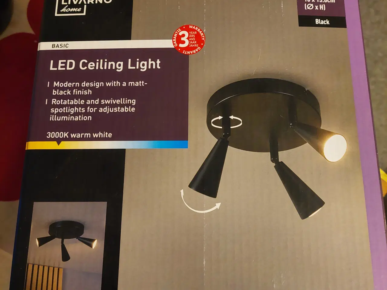 Billede 5 - lampen til loft eller væggen