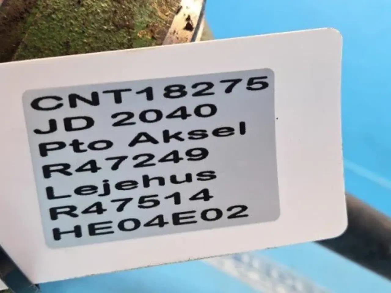 Billede 16 - John Deere 2040 Pto Aksel R47249