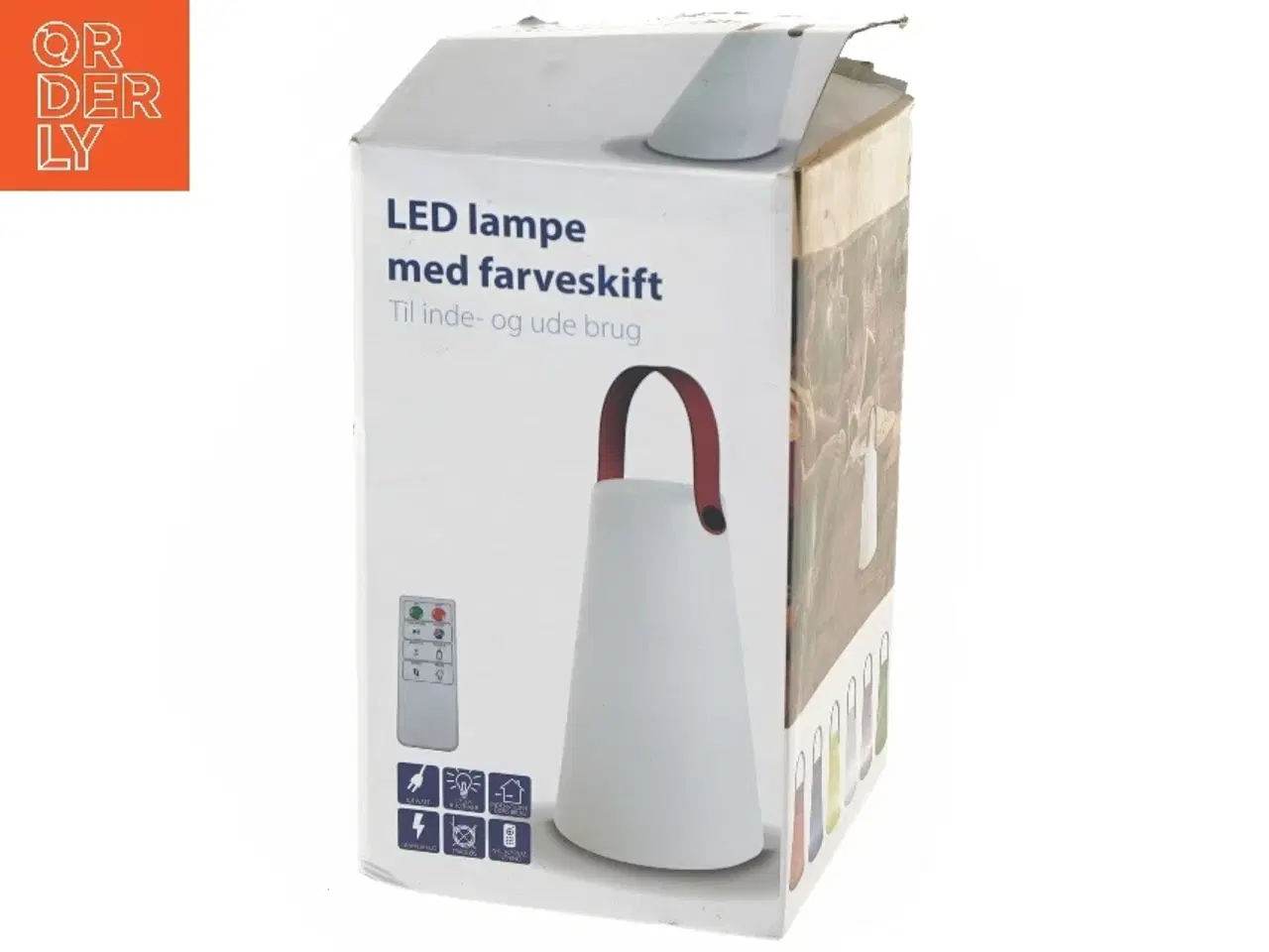 Billede 3 - LED lampe med farveskift fra Schou (str. 20 cm)