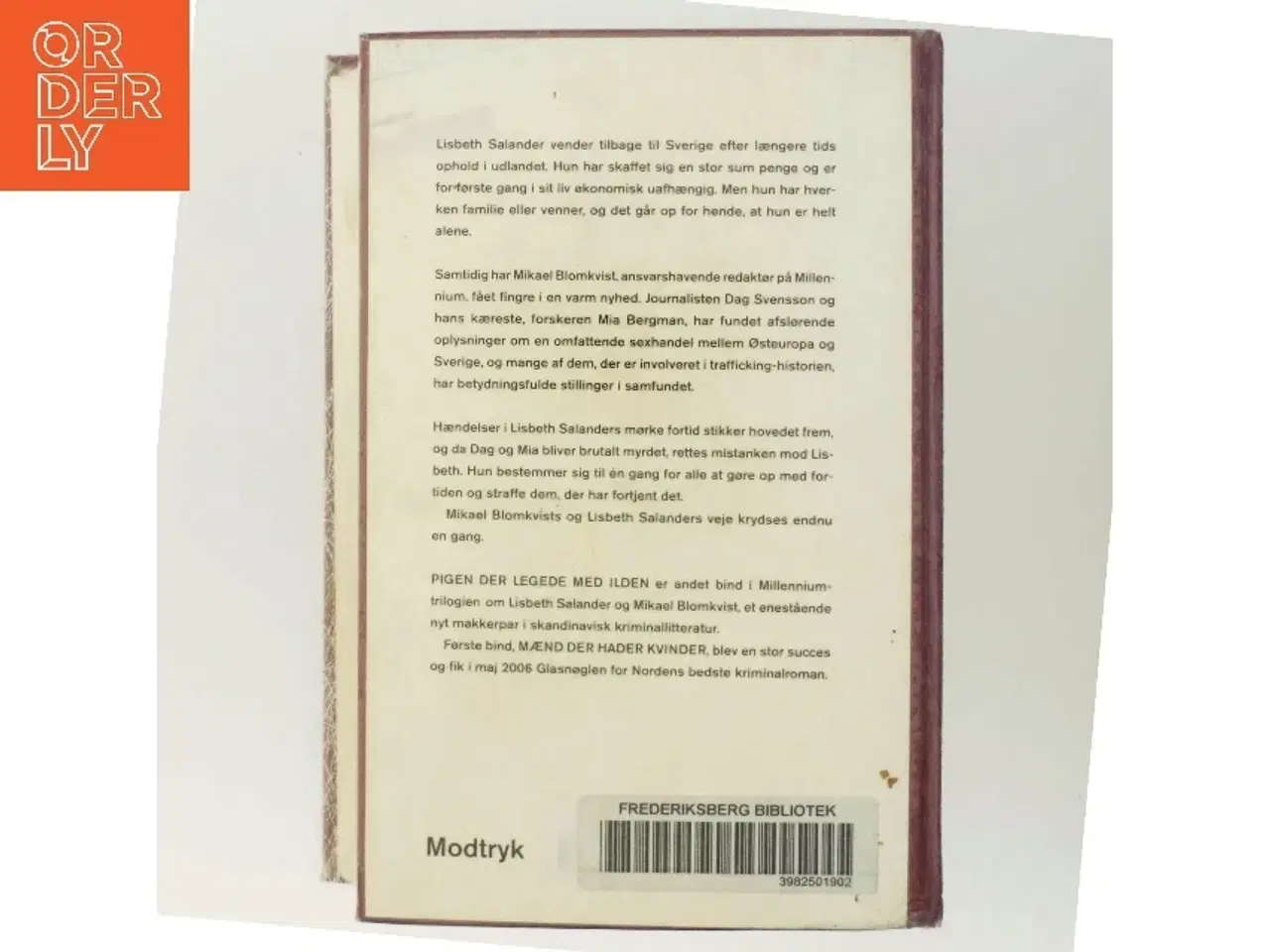 Billede 3 - Pigen der legede med ilden af Stieg Larsson fra Modtryk