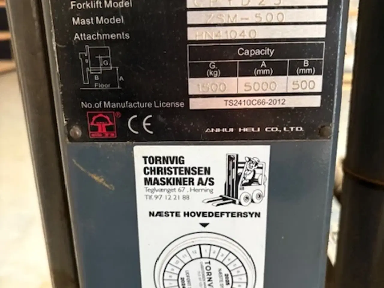 Billede 6 - Gaffel-truck HELI 2,5 ton 