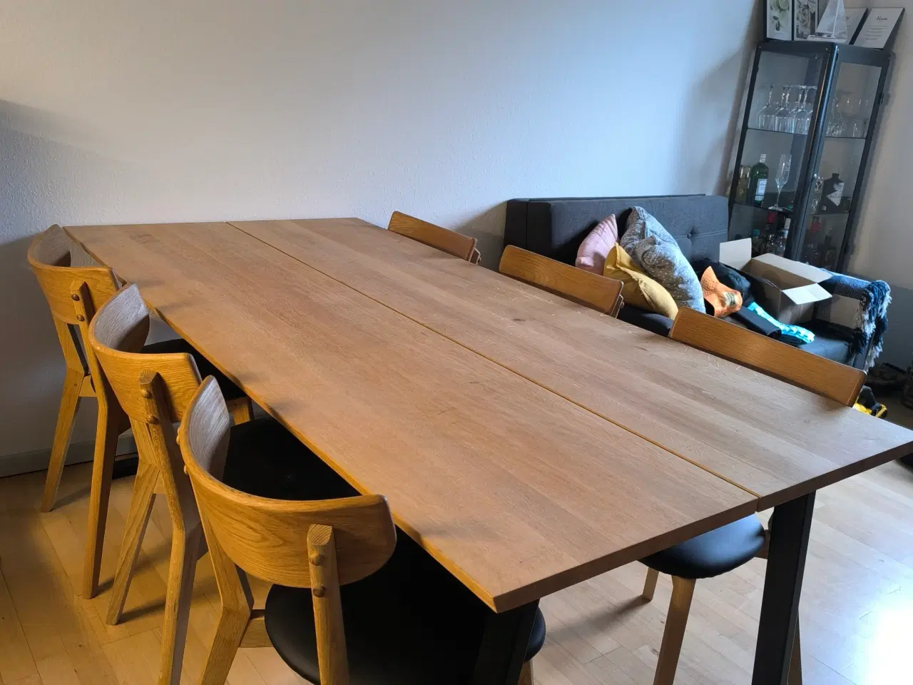 Billede 3 - Spisebord stole i eg - naturolieret