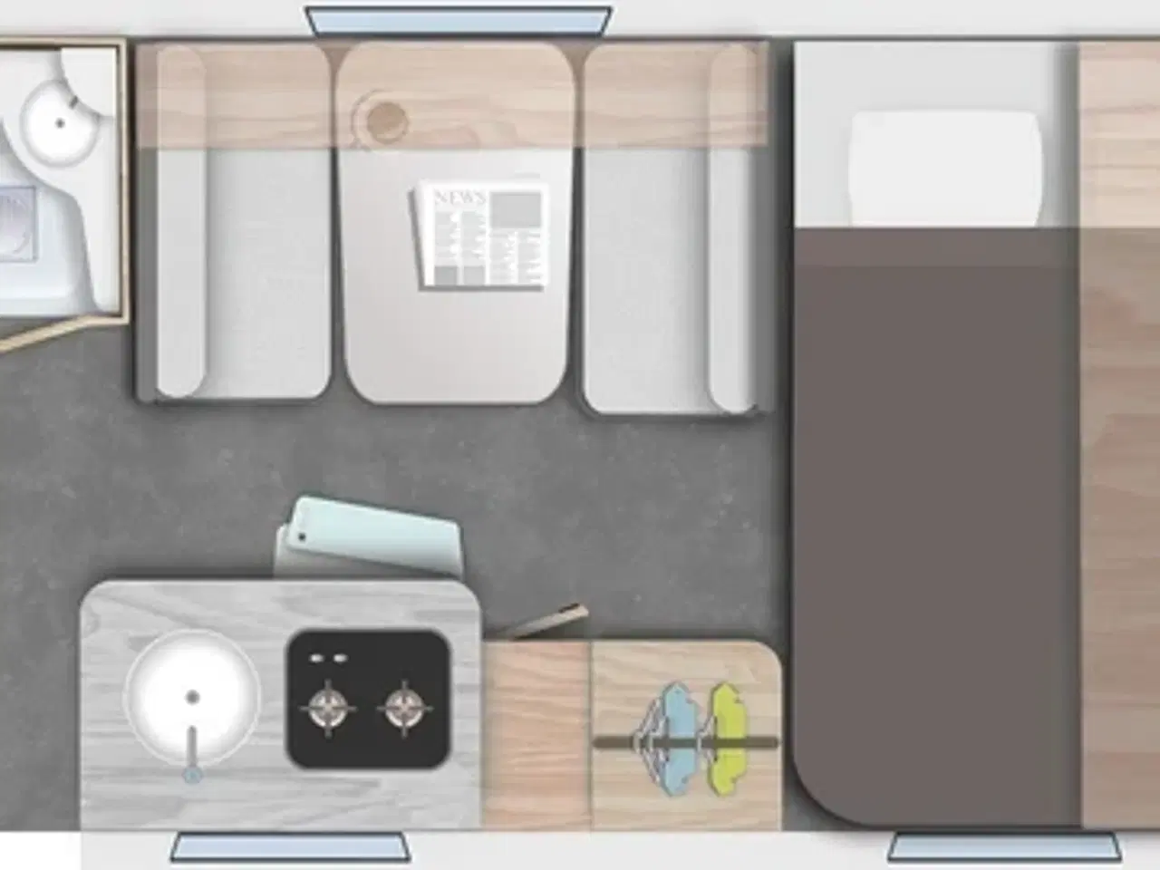 Billede 3 - 2020 - Carvelair 486 ALBA Family med A/C