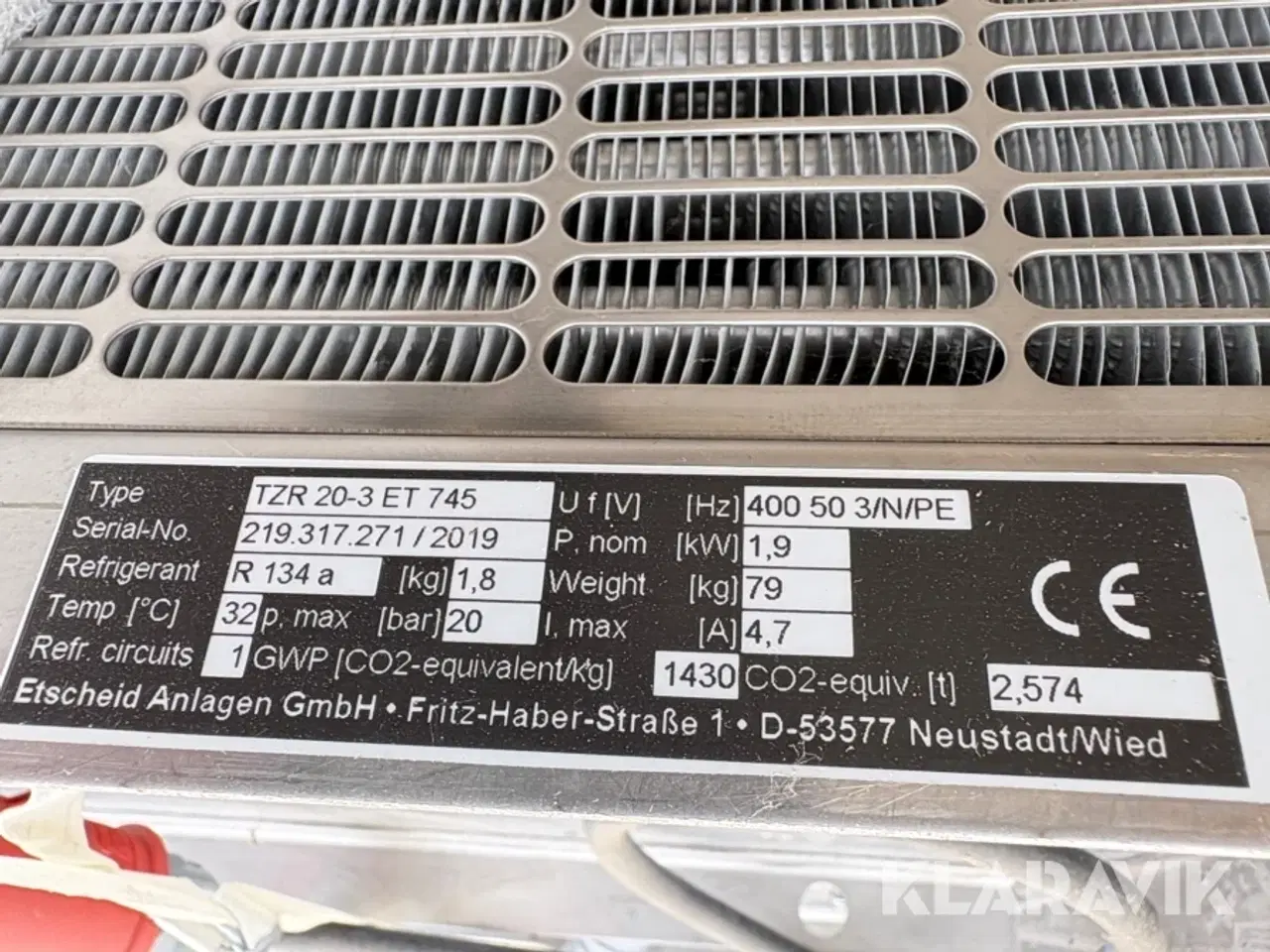 Billede 4 - Mælketransportsytem med tilhørende dyppekøler Etscheid 250L