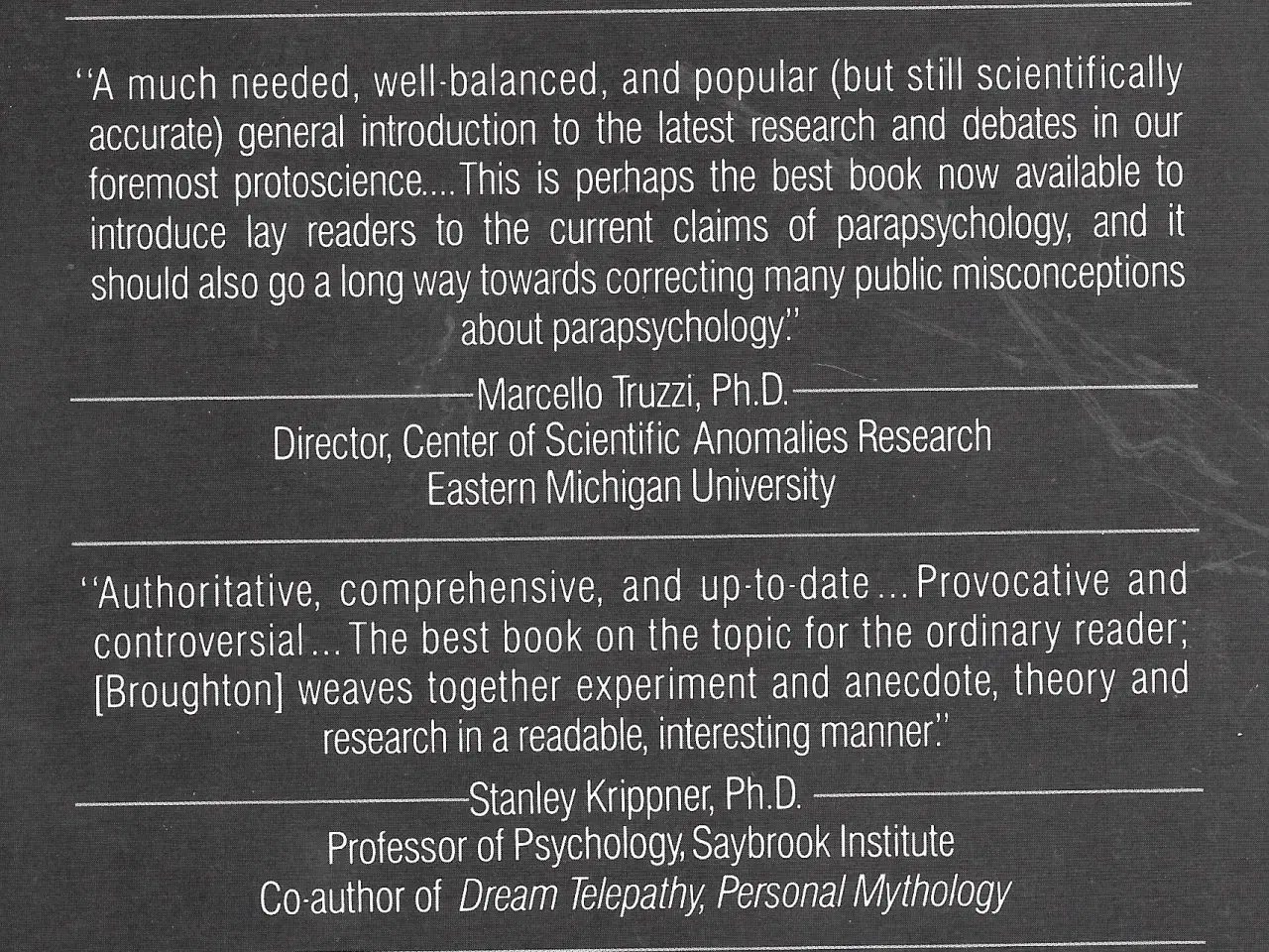 Billede 2 - Parapsychology: The Controversial Science  