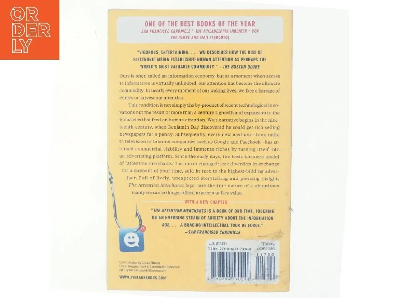 Billede 3 - The Attention Merchants af Tim Wu (Bog)