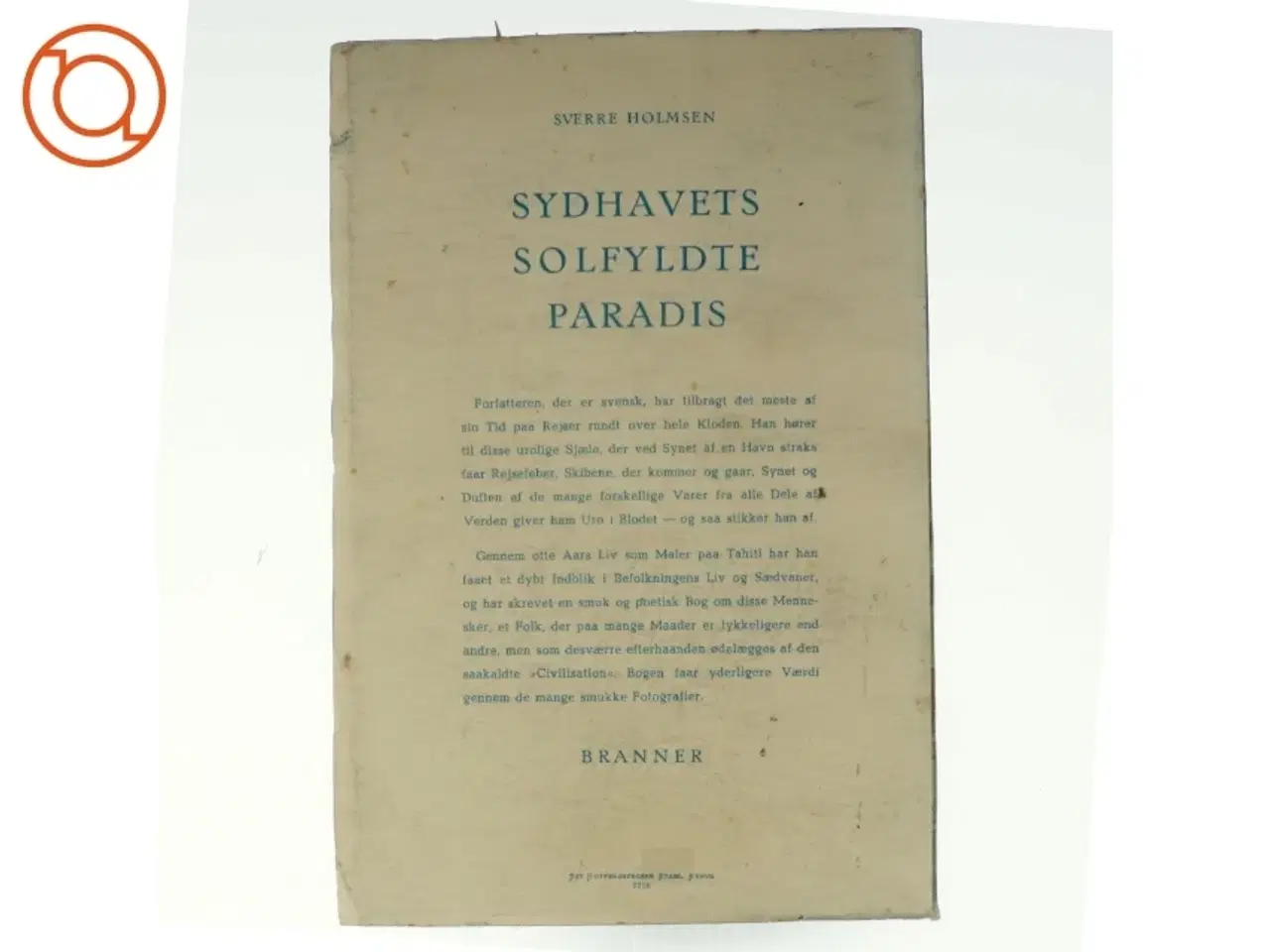 Billede 3 - Sydhavets solfyldte paradis af Sverre Holmsen (bog)