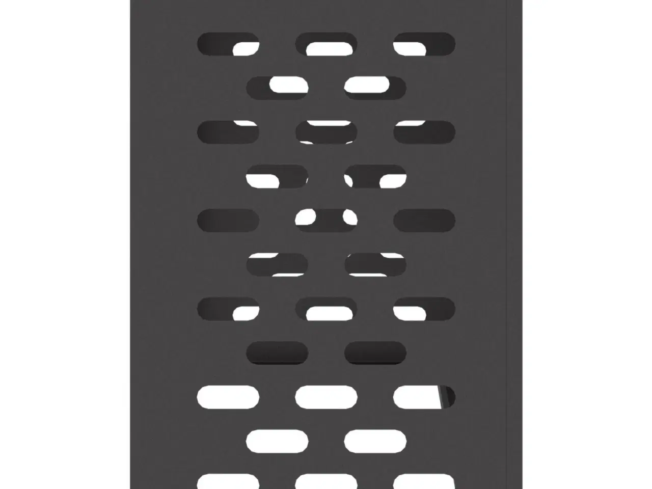 Billede 7 - Air Conditioner Cover Sort 90 x 40 x 60 cm Stål