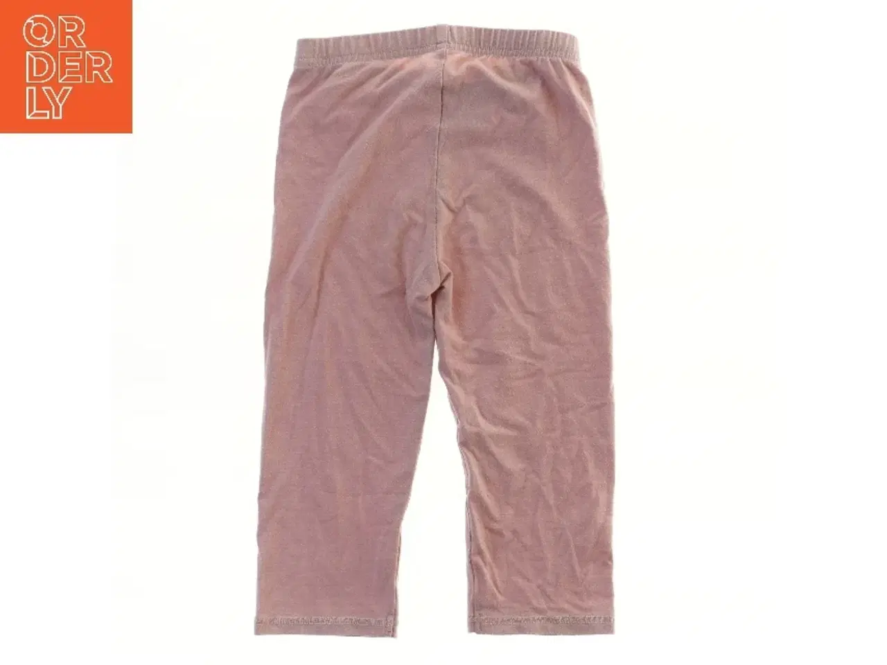 Billede 2 - Lysrosa leggings til børn (str. 116)