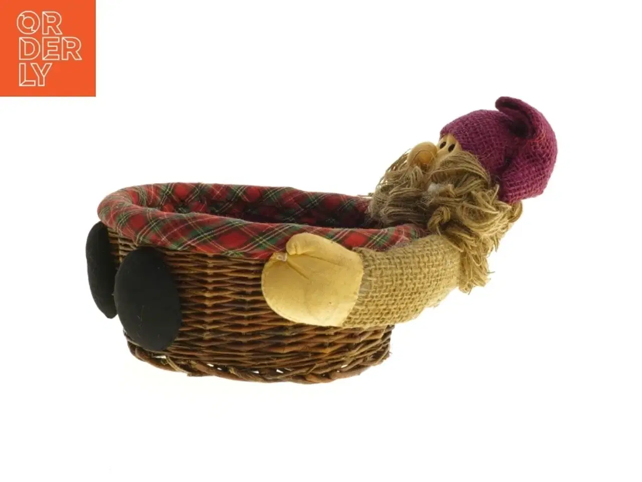 Billede 2 - Nisse kurv (str. Ø. 18 cm)