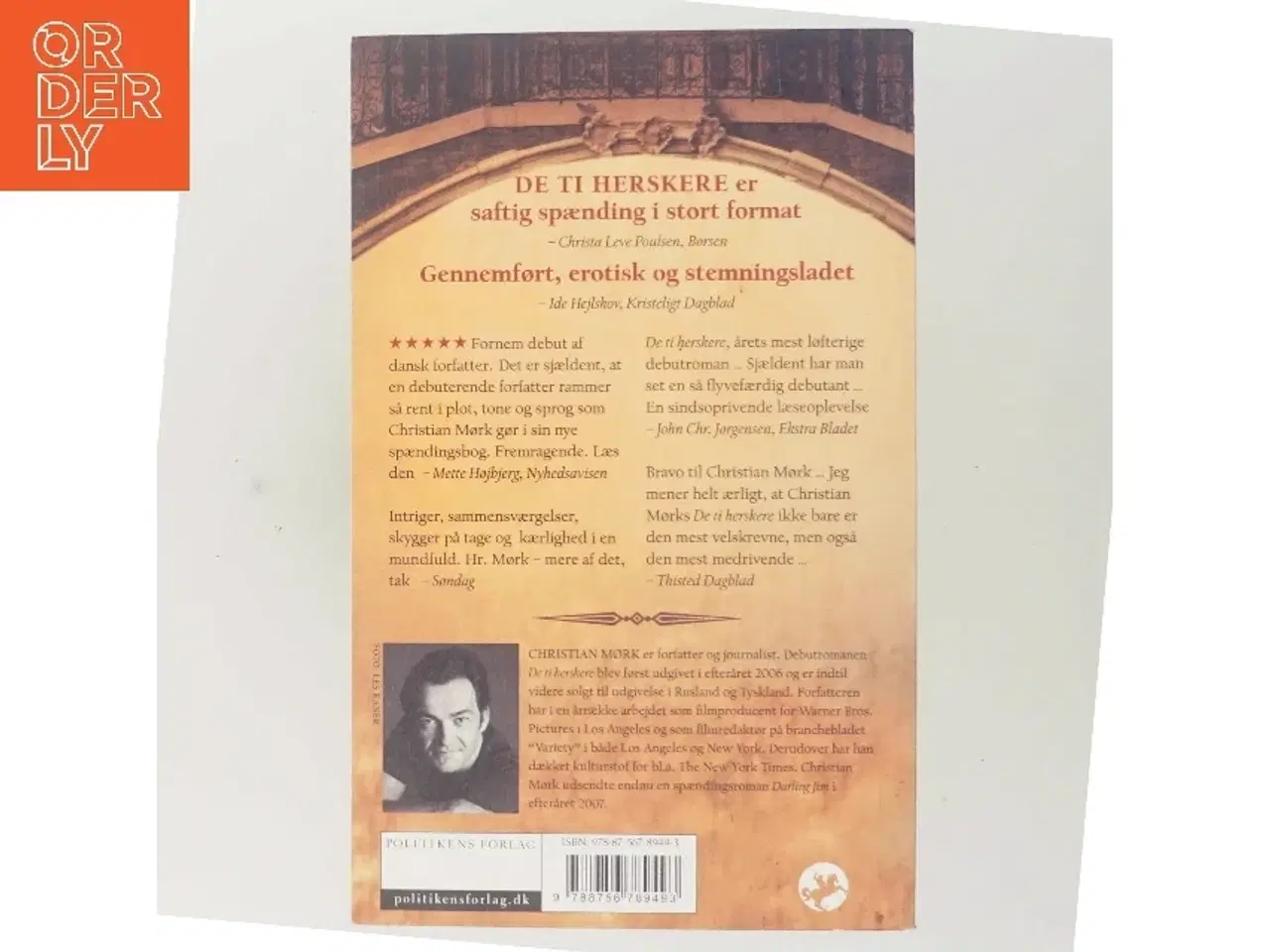 Billede 3 - De ti herskere : roman af Christian Mørk (Bog)