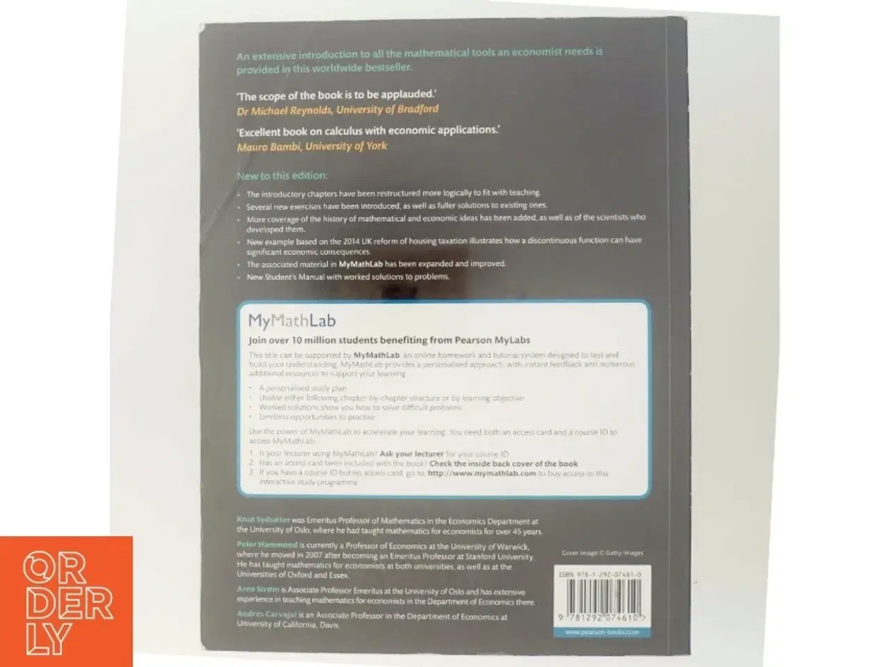 Billede 3 - Essential mathematics for economic analysis af Knut Sydsæter (Bog)