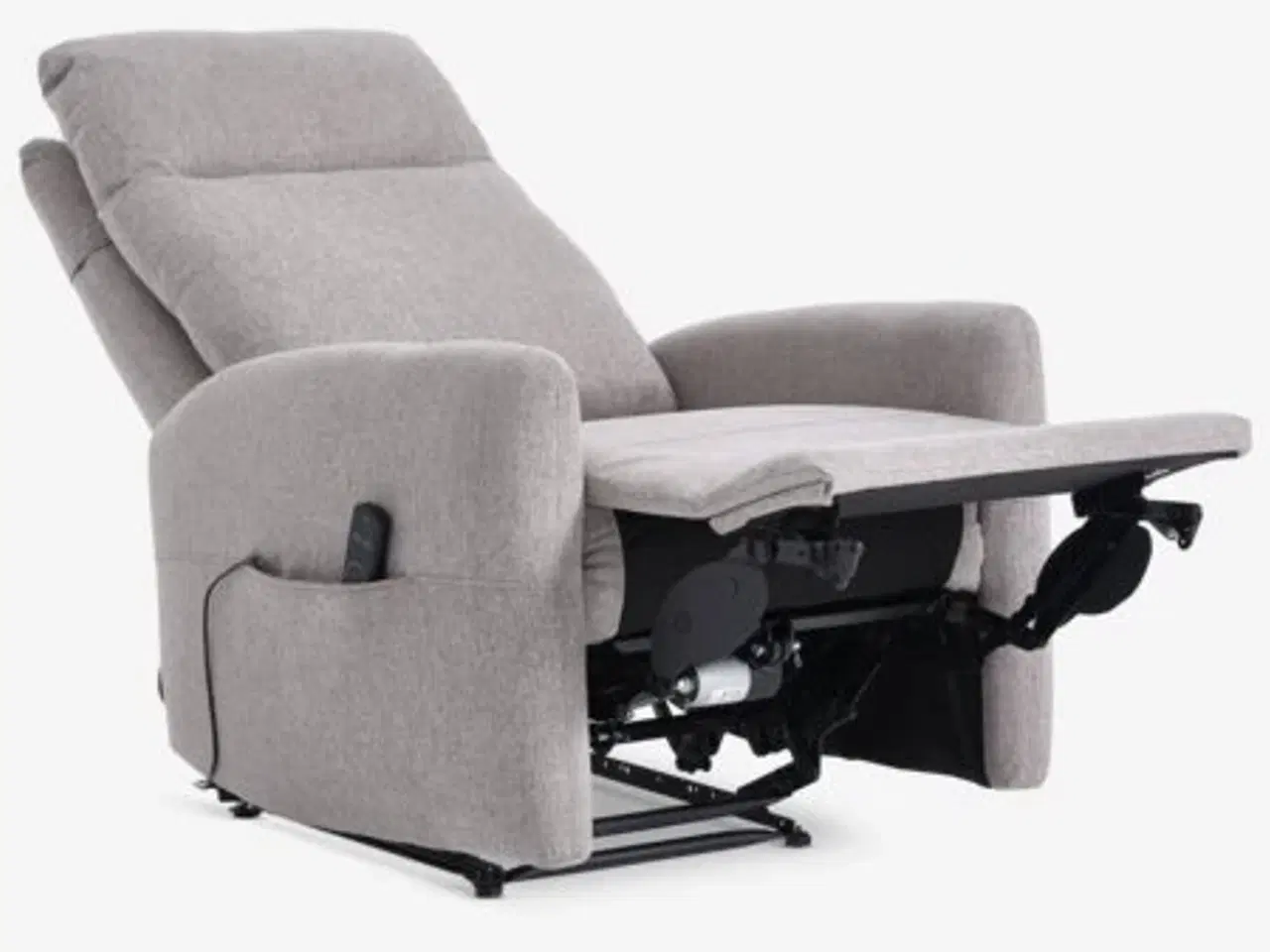 Billede 3 - Massagestol VONSILD lysegråt stof, fra Jysk.