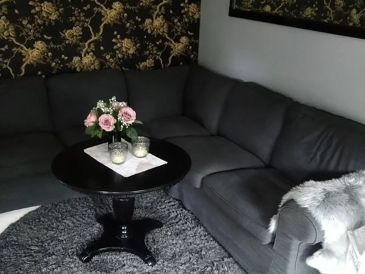 Billede 1 - Ektorp hjørnesofa hillared antracit
