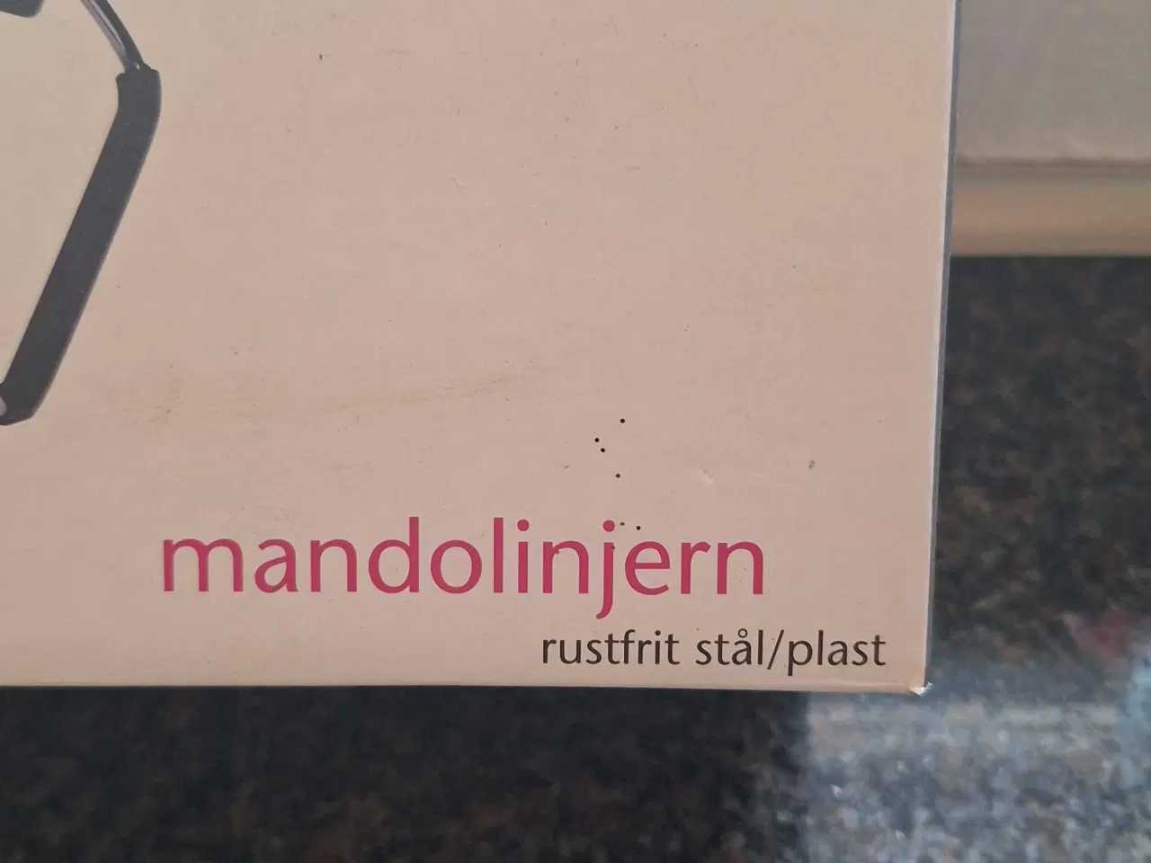 Billede 2 - Mandolinjern i rustfrit stål