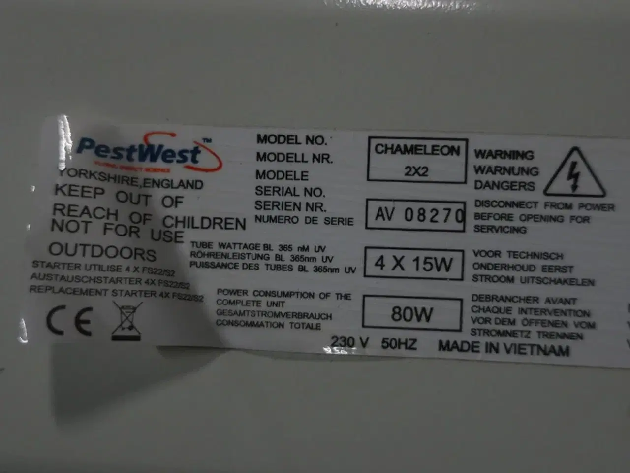 Billede 4 - Uv-fælde MORTALIN CHAMELEON 2X2