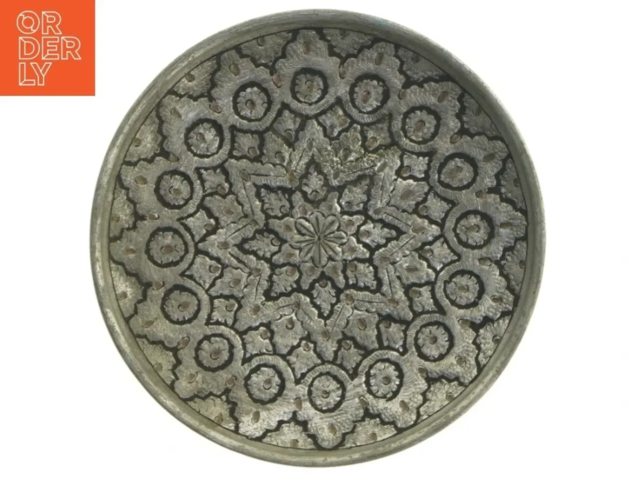 Billede 1 - Dekorativ metalfad (str. Ø 20 cm)