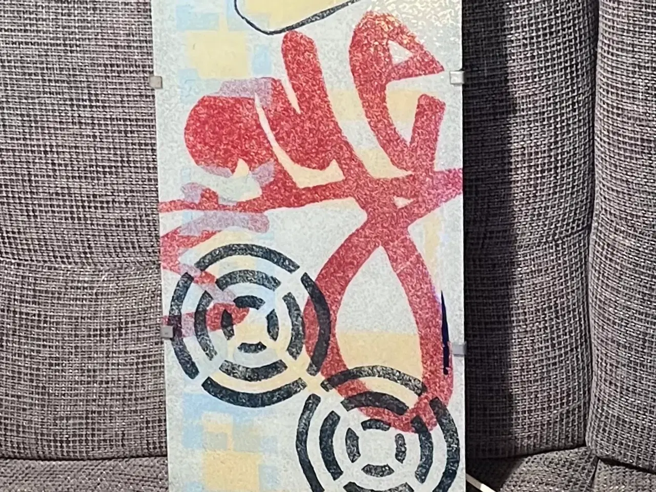 Billede 1 - Gyllen væglampe.