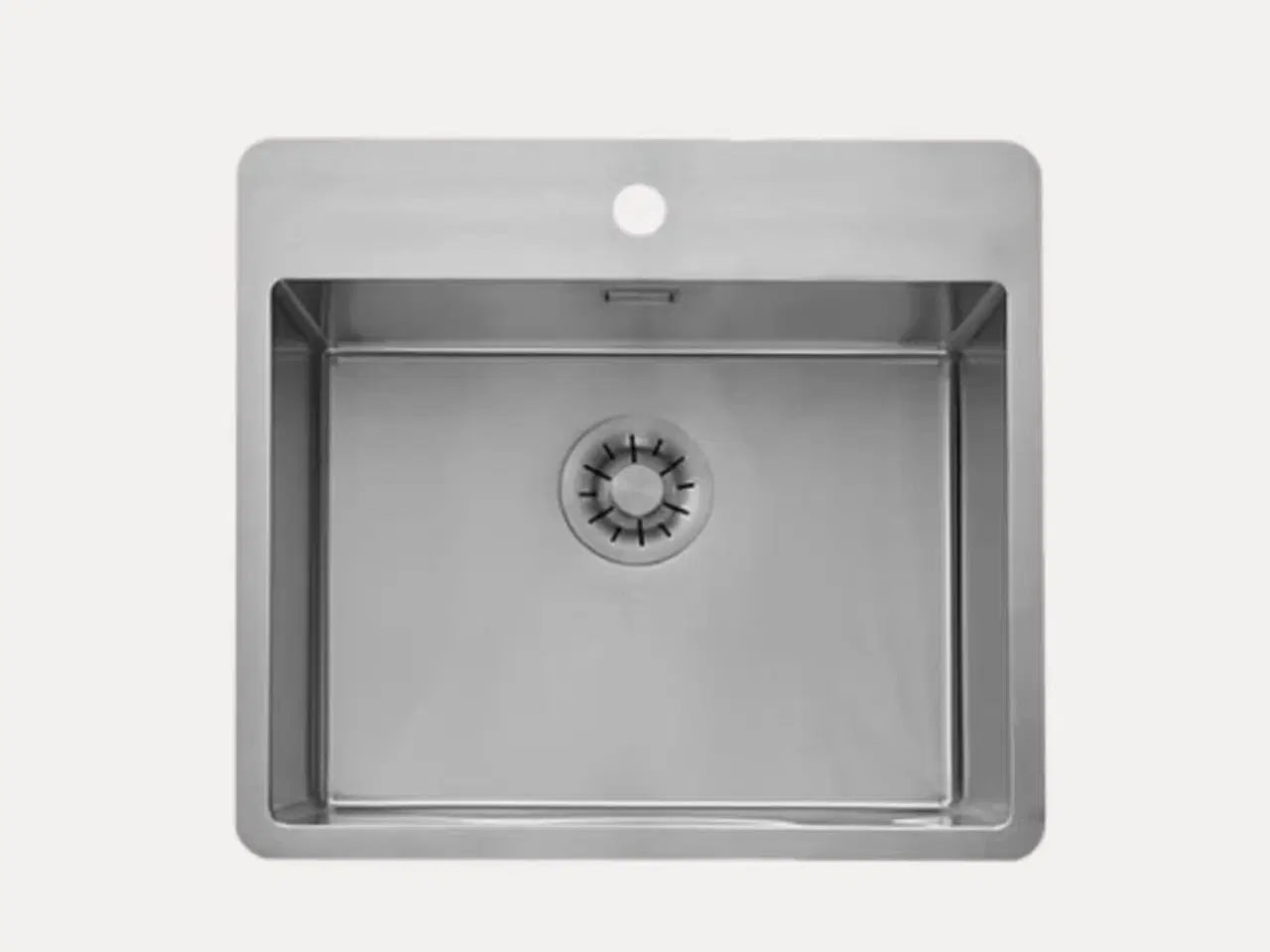 Billede 1 - Firkantet stålvask (3mm)