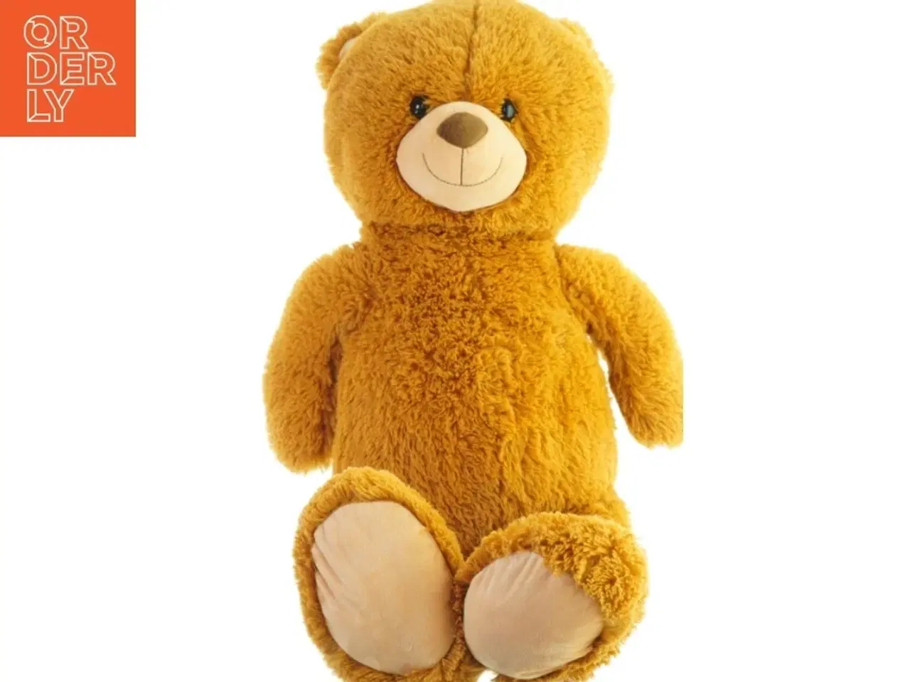 Billede 1 - Brun bamse fra Xmile (str. 100x45 cm) har været i bad ❤️