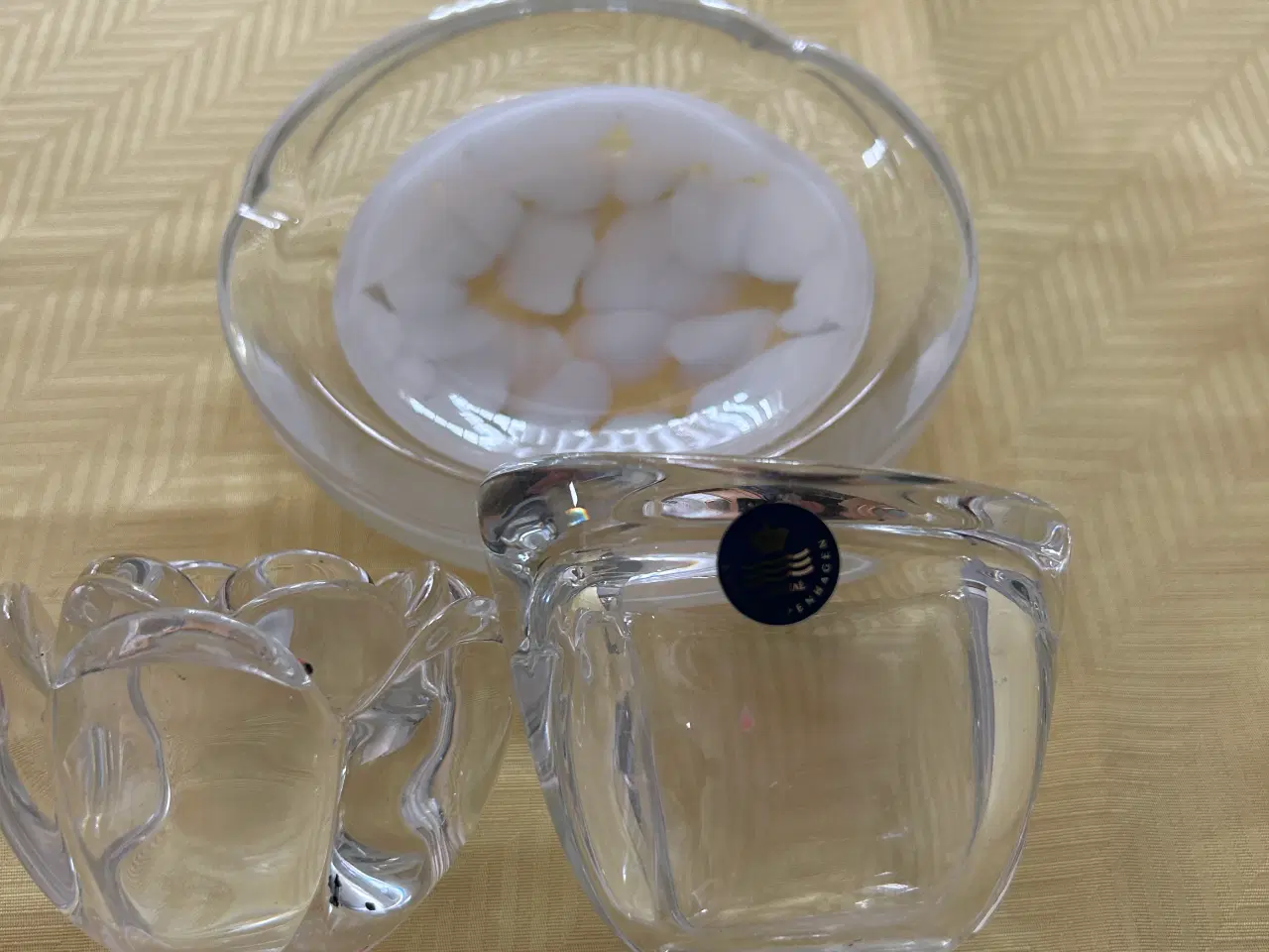 Billede 2 - Lysestager til fryfadslys + galsaskebæger