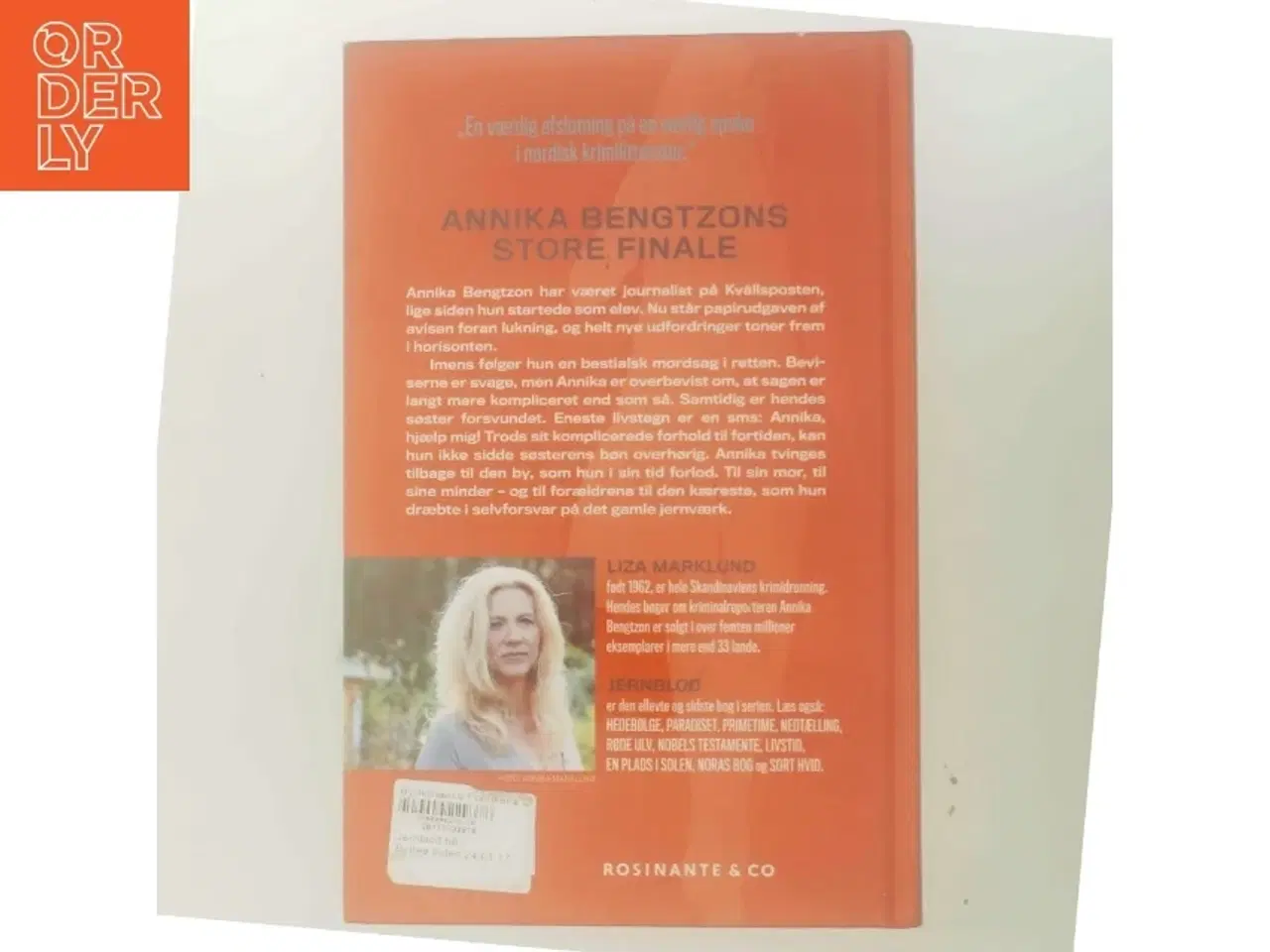 Billede 3 - Jernblod af Liza Marklund (Bog)