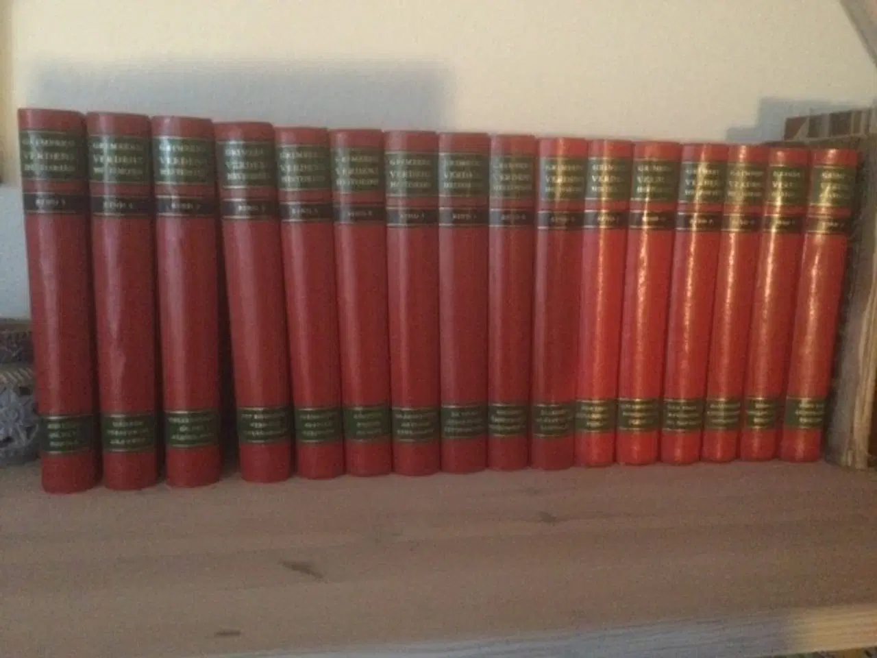 Billede 1 - Gimbergs Verdenshistorie komplet 16 bind