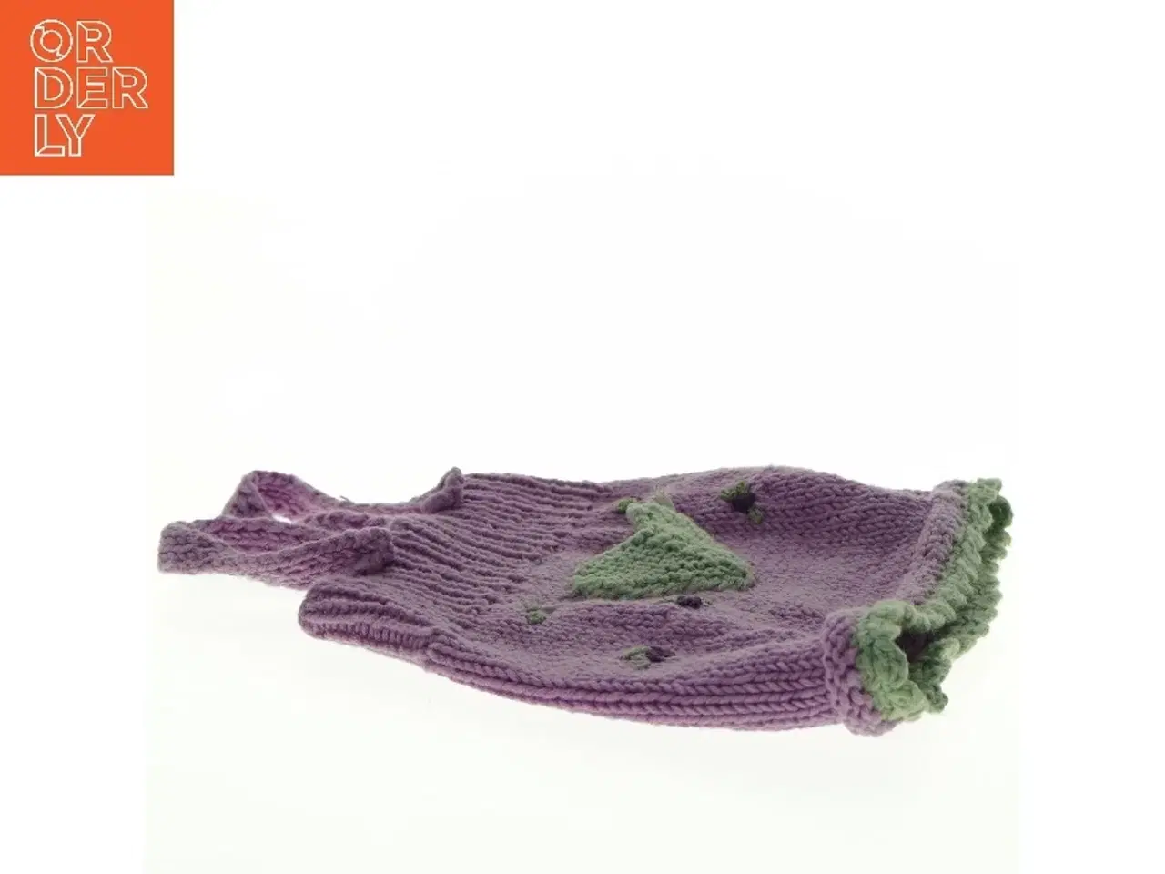 Billede 3 - Strikket dukkekjole (str. Længde, 20 cm. b. 18 cm)