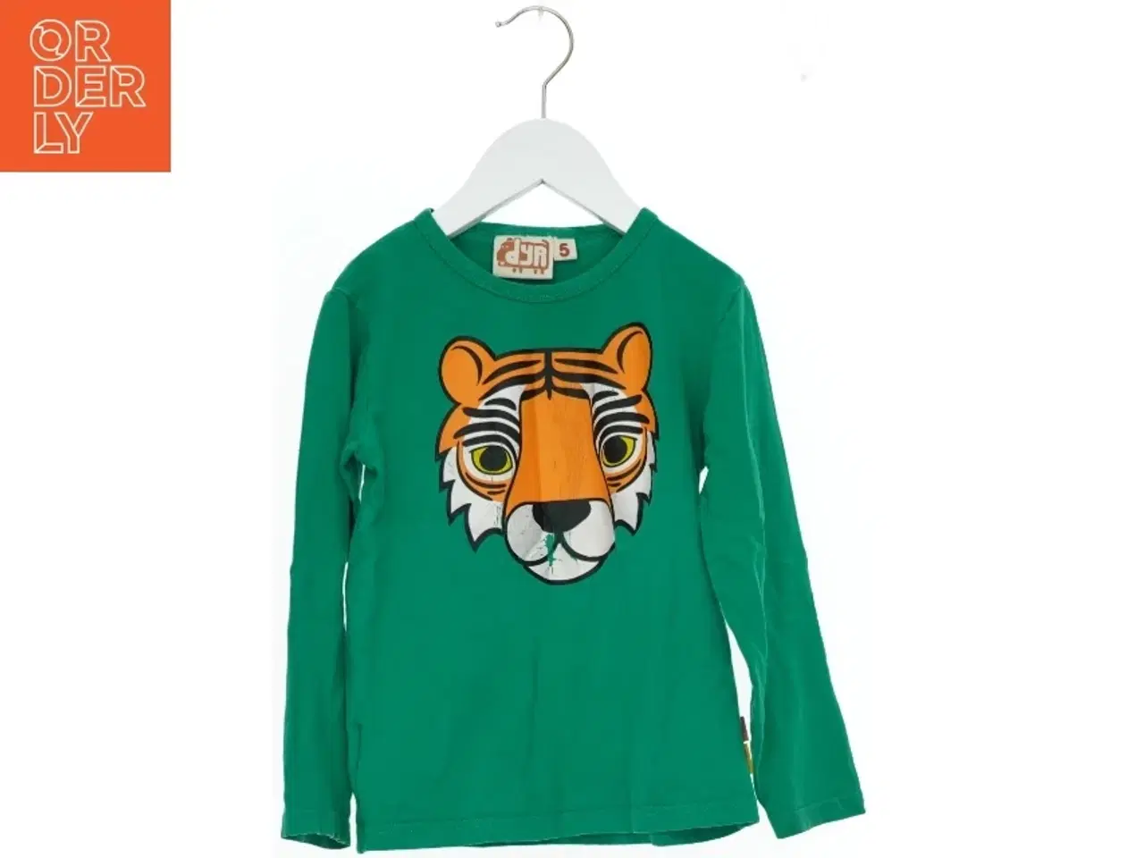 Billede 1 - Langærmet bluse med tiger motiv fra Dyr Cph (str. 110)