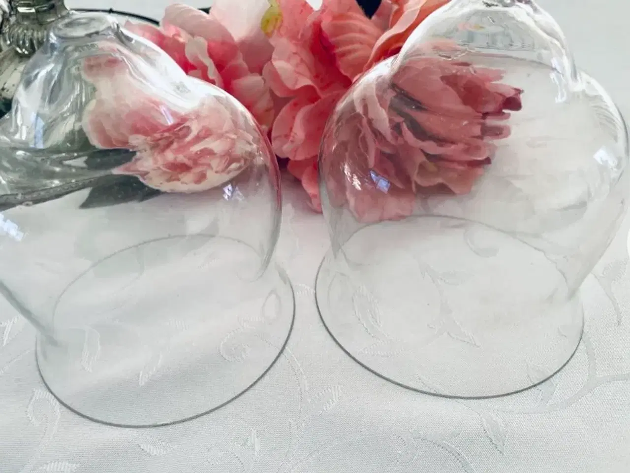Billede 4 - Glas kupler til dekorationer 2 stk.