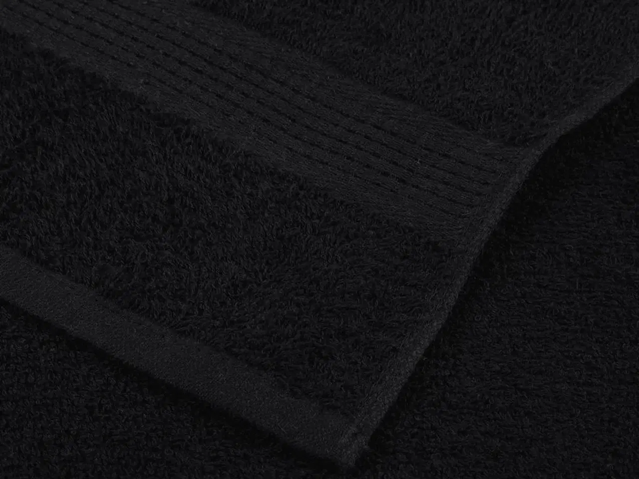 Billede 6 - Håndklæder 4 stk. 70x140 cm 360 g/m2 100 % bomuld sort