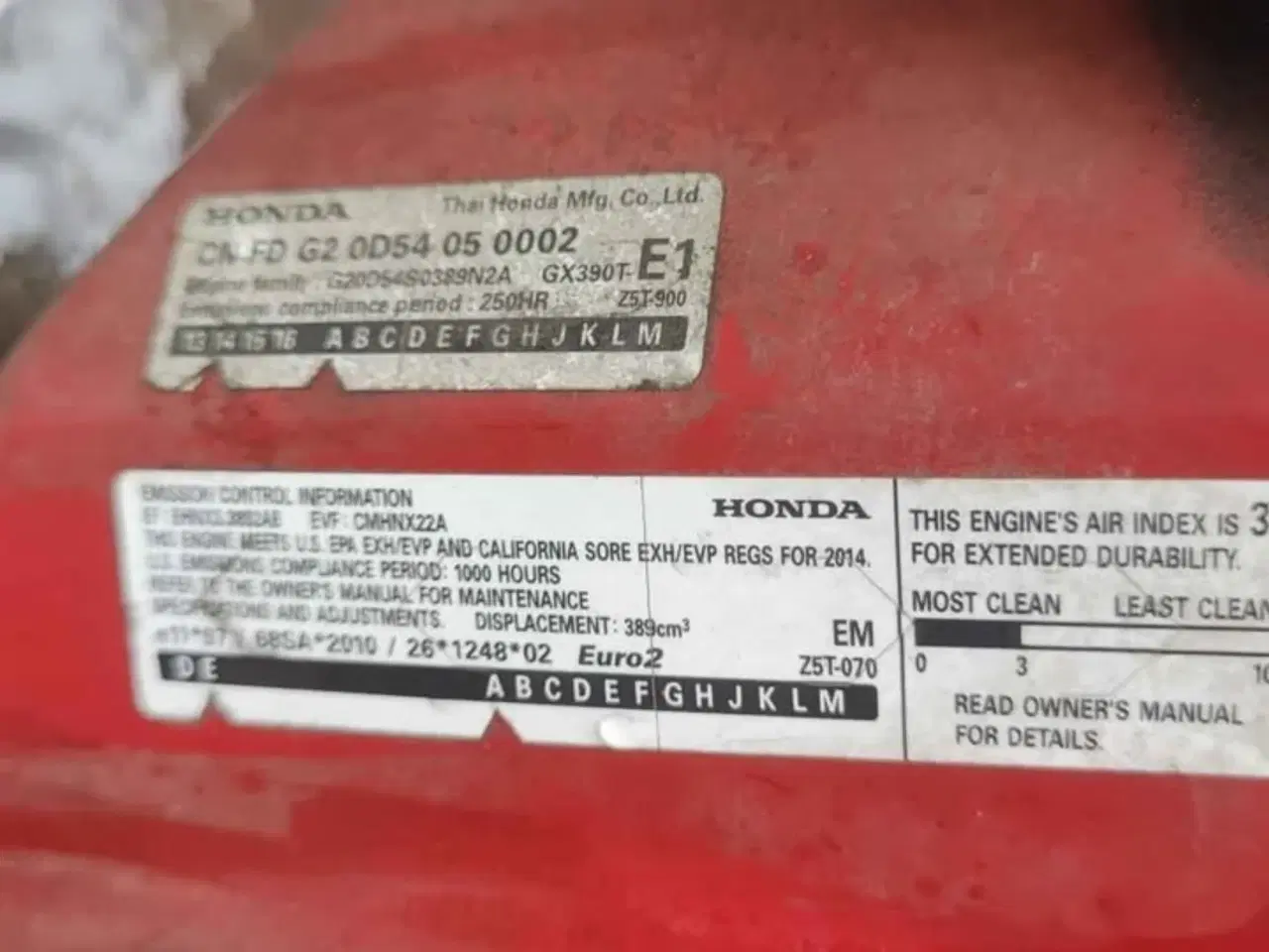 Billede 3 - Honda gx390 med 25mm aksel 