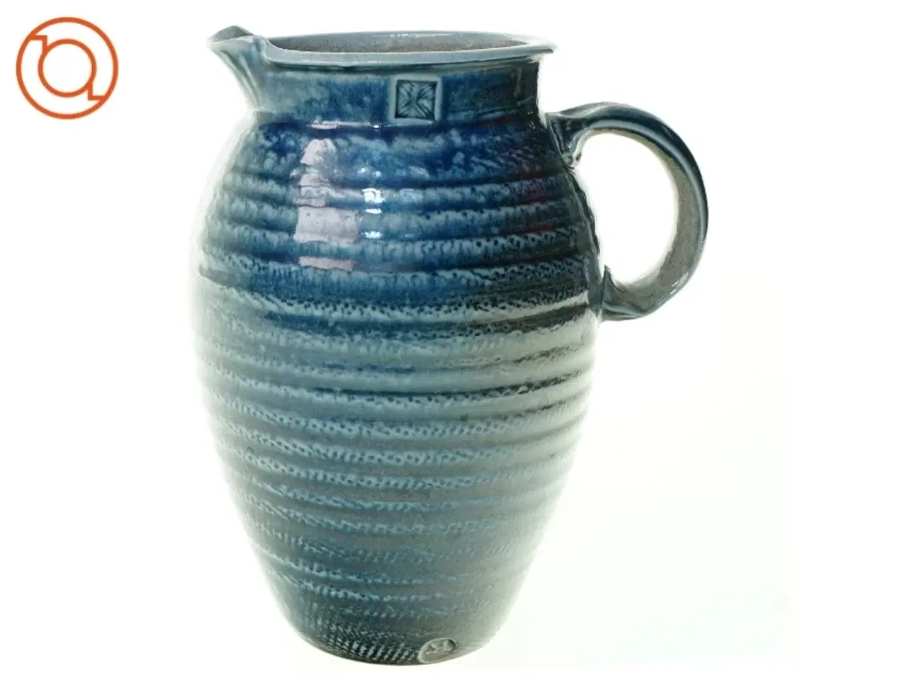Billede 1 - Hånddrejet Saltglaseret Keramik Kande fra Anders Fredholm (str. 20 x 13 cm)