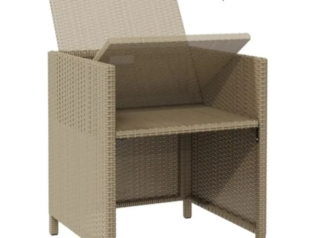 Billede 5 - Polyrattan havestole med skammel