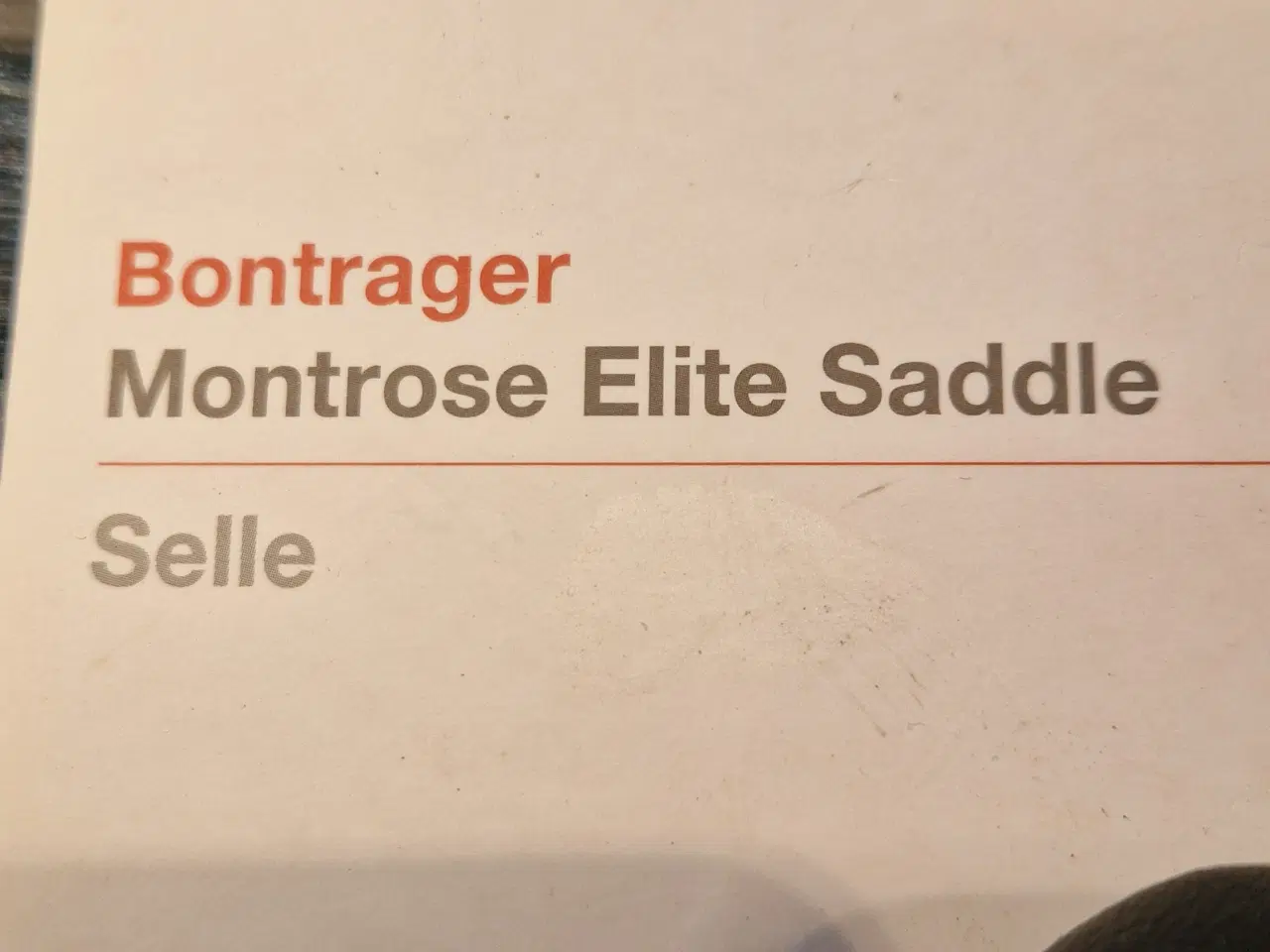 Billede 5 - Bontrager montrose elite sadel