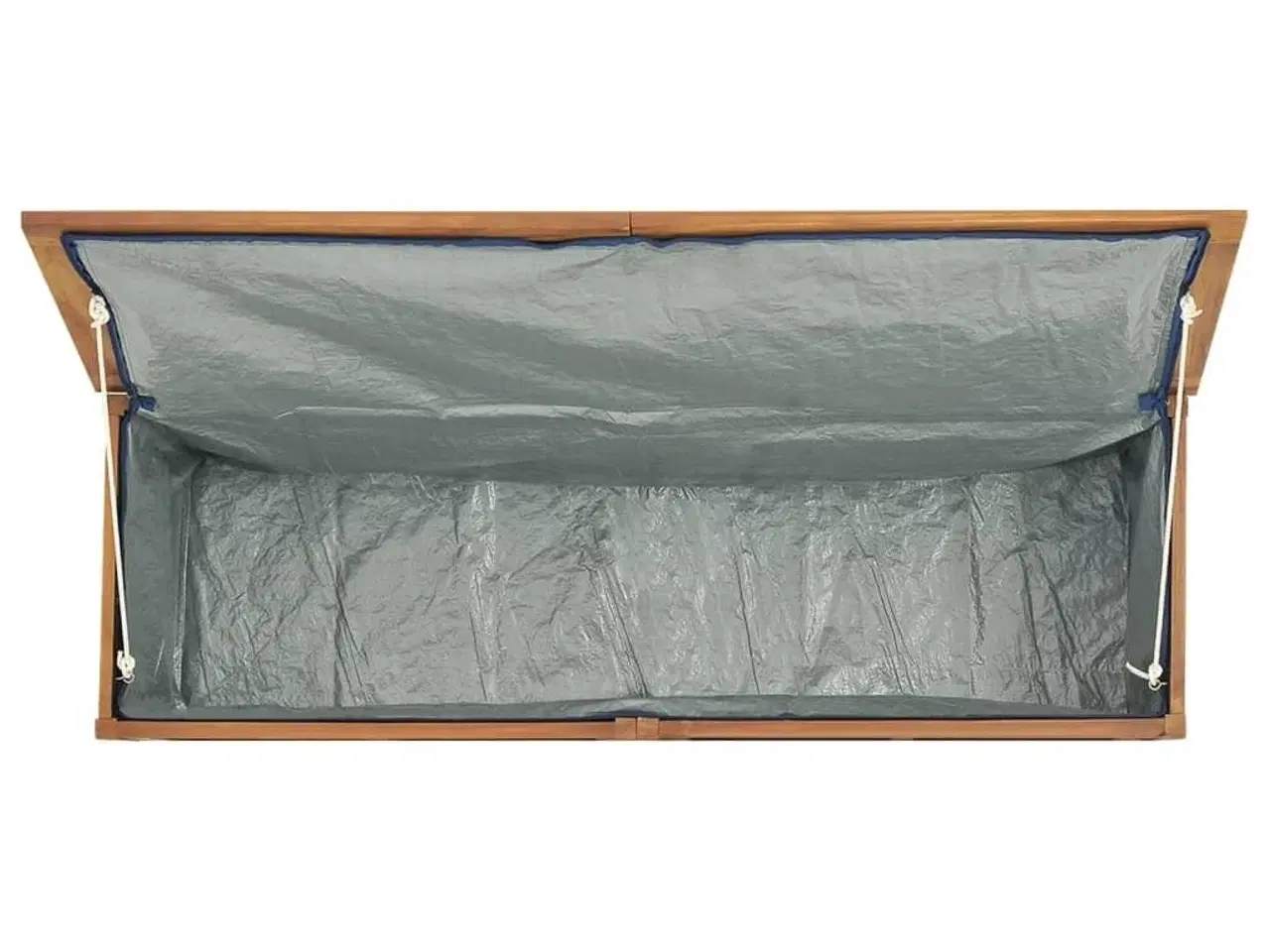 Billede 4 - Opbevaringsboks til haven 150x50x55 cm massivt teaktræ