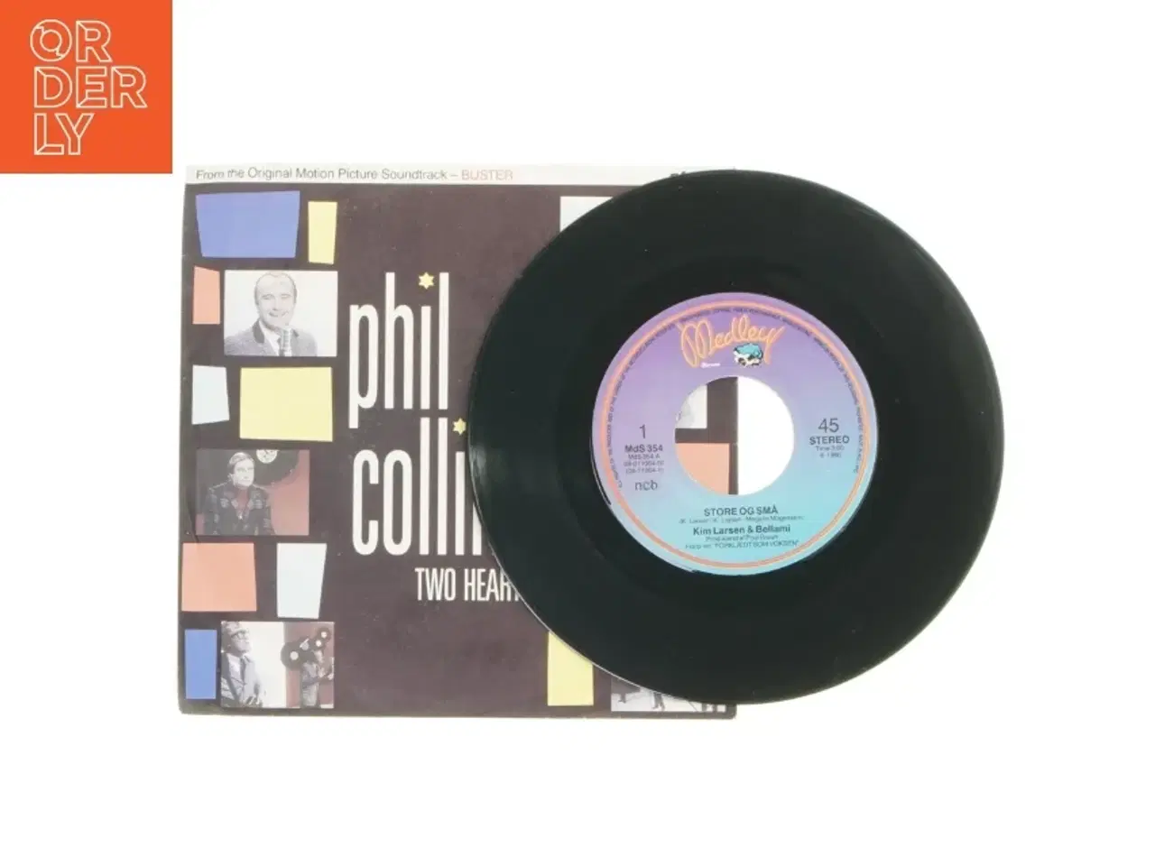 Billede 2 - Phil Collins 'Two Hearts' single vinylplade fra Stereo (str. Ø. 18 cm)
